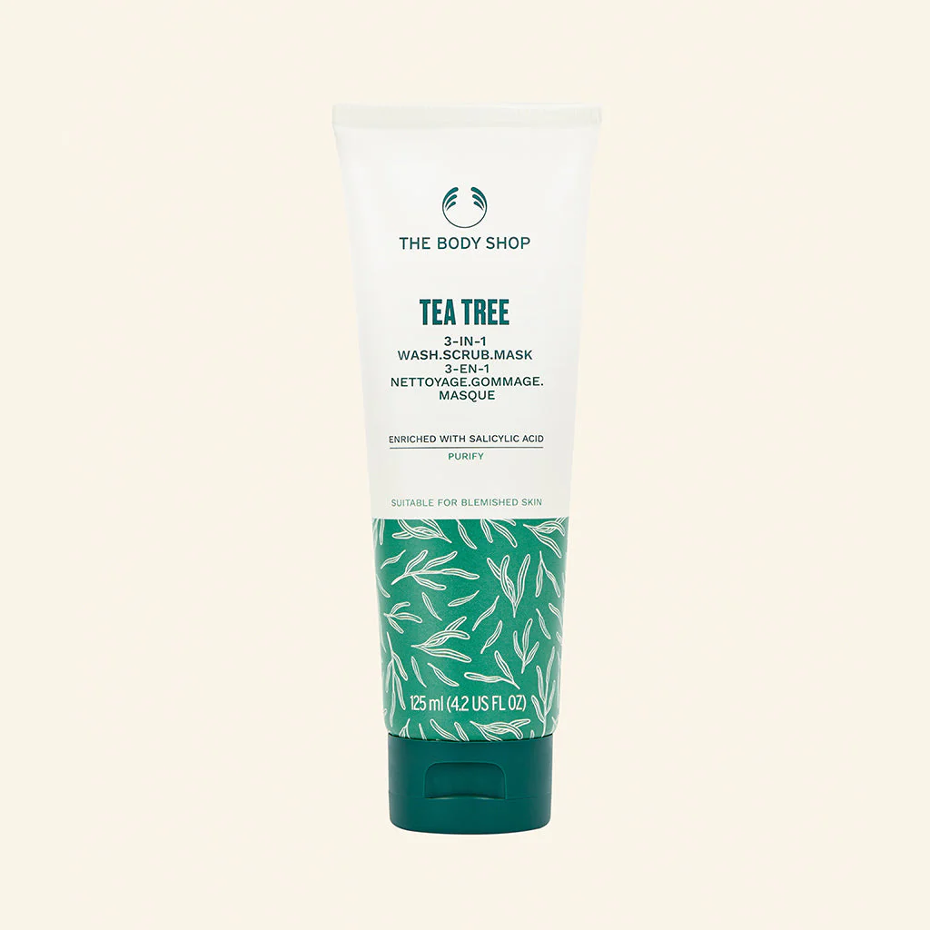 Tea Tree 3-in-1 Wash, Scrub & Mask