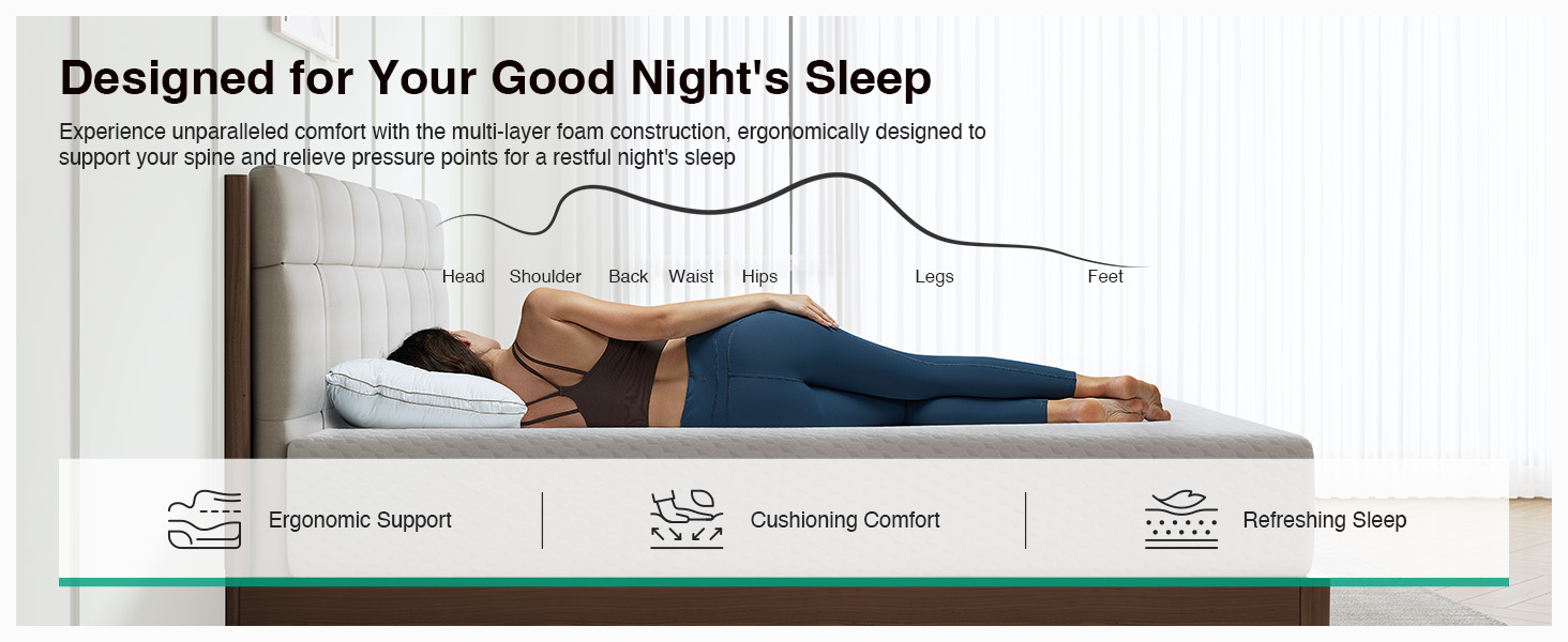 mattress, Novilla mattress, memory foam mattress, mattress in a box, 12 inch mattress
