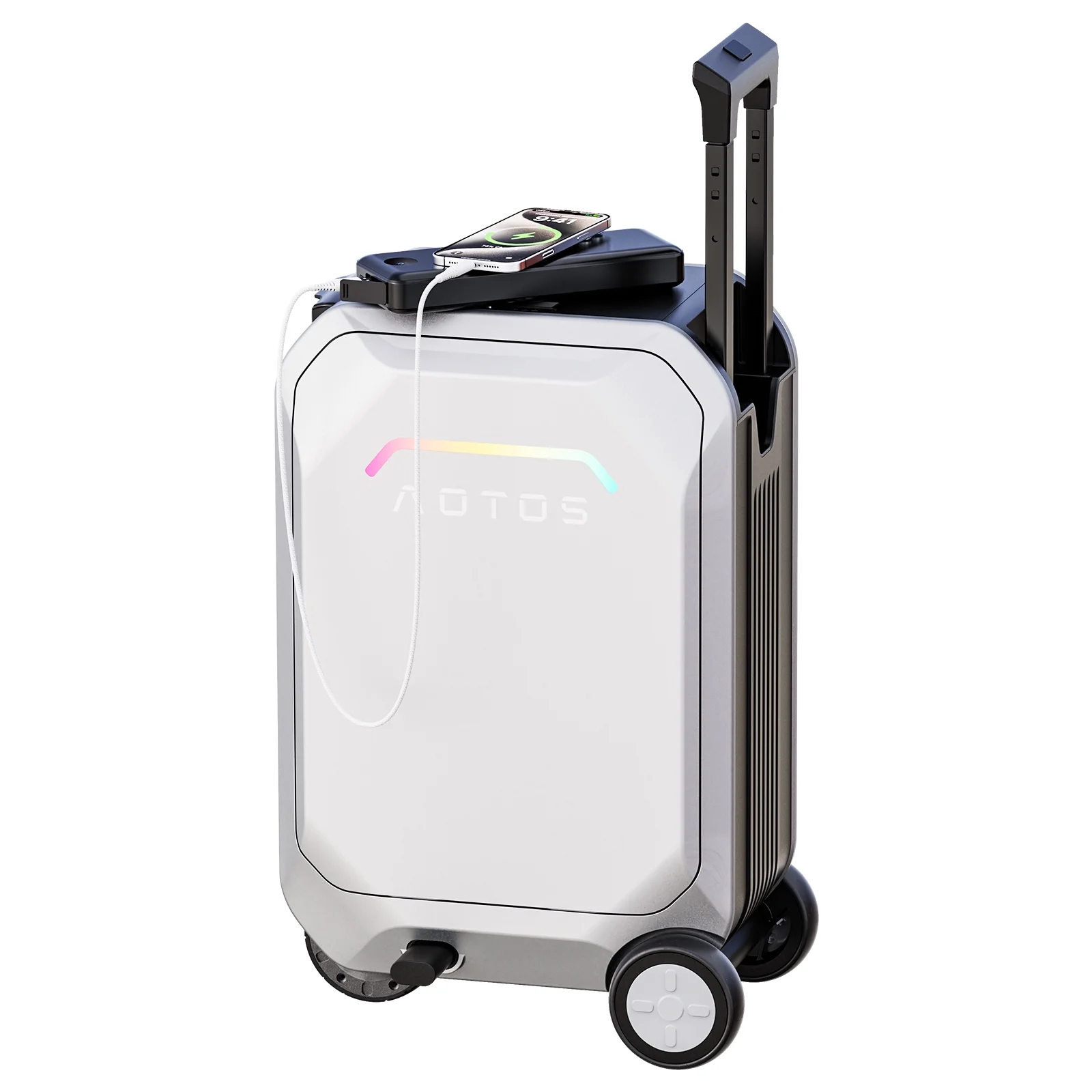 L2 - S Smart Rideable Luggage, Foldable Electric Scooter Suitcase, 6.2 Mph Max Speed, 6.2 - Mile Range, Lightweight Portable Design for Travel & Commute