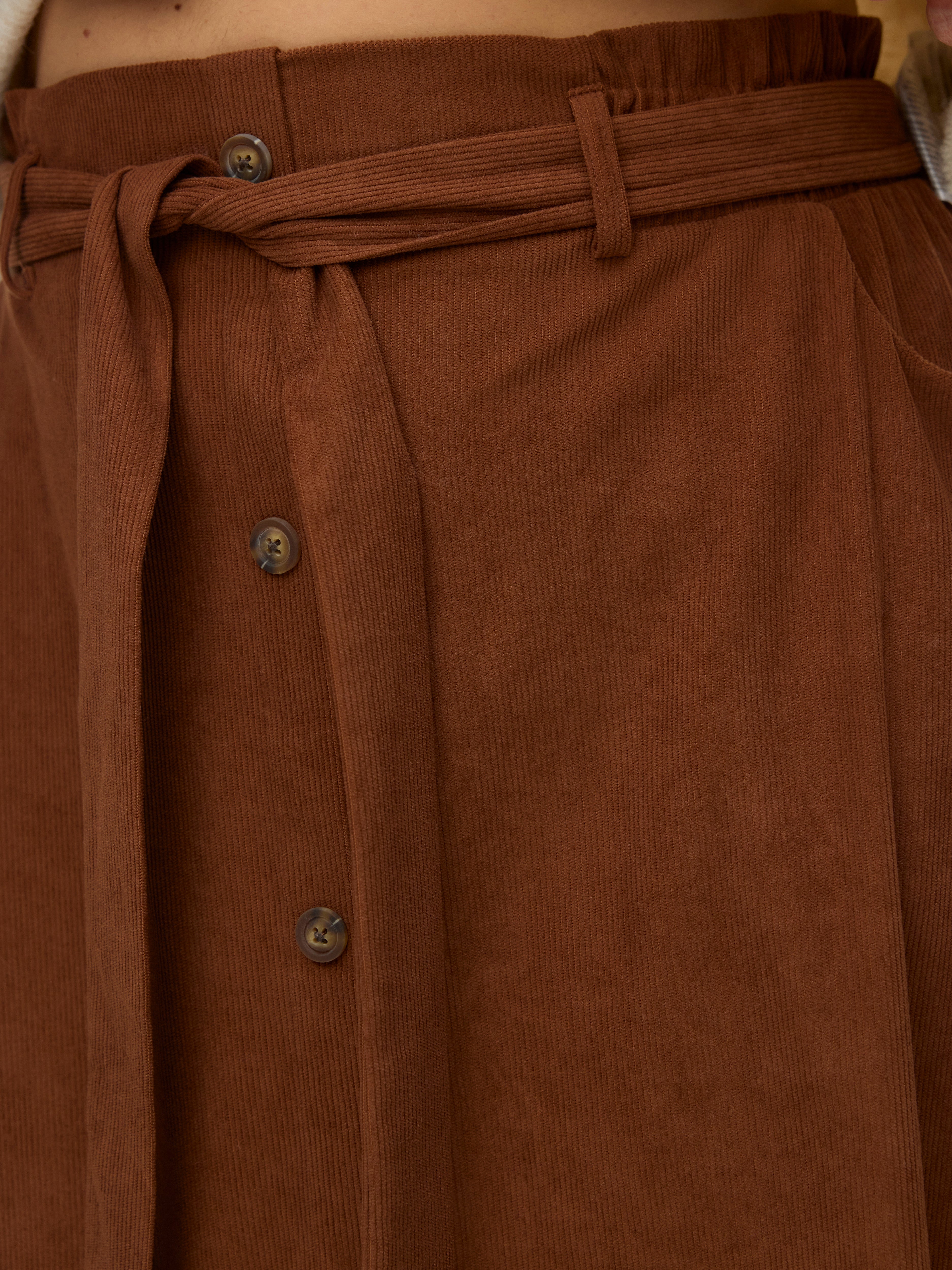 VERO MODA® VMVILJA Corduroy High waist Midi skirt