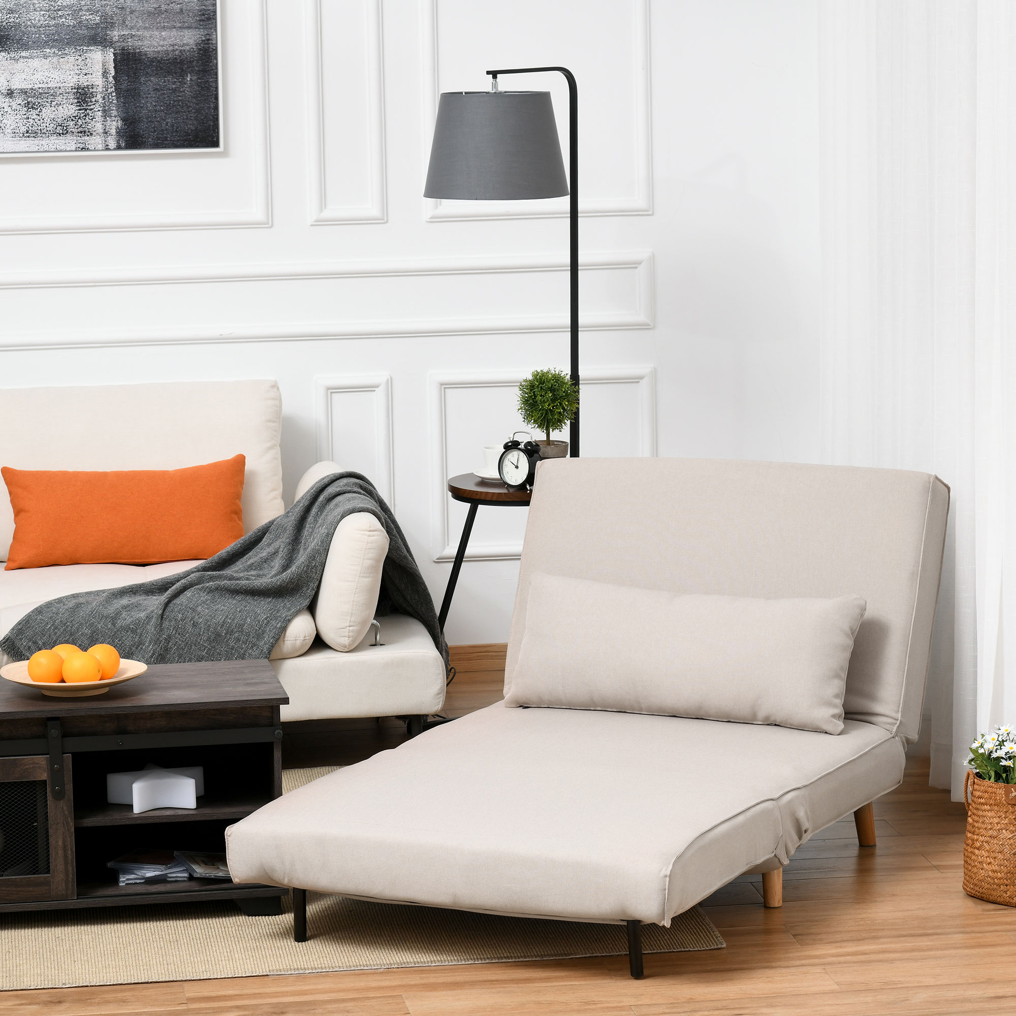 HOMCOM eenpersoonsslaapbank slaapbank