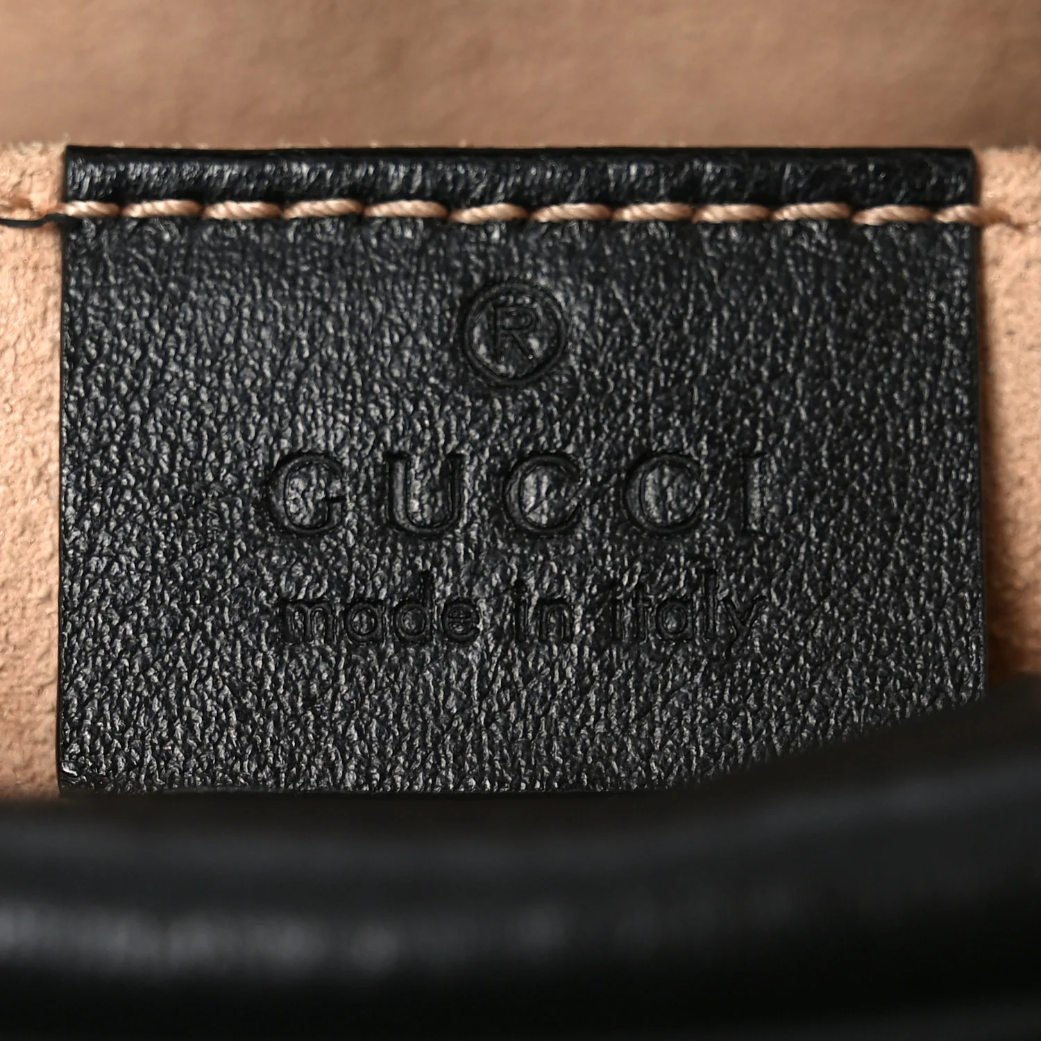 Calfskin Matelasse Mini GG Marmont Chain Shoulder Bag Black