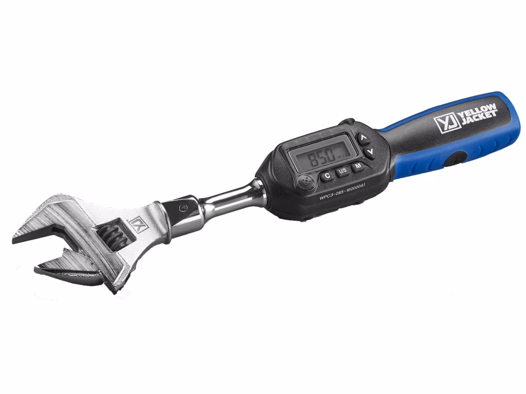 Yellow Jacket 60648 Digital Adjustable Torque Wrench 752 in - Lb Torque 10.6 in