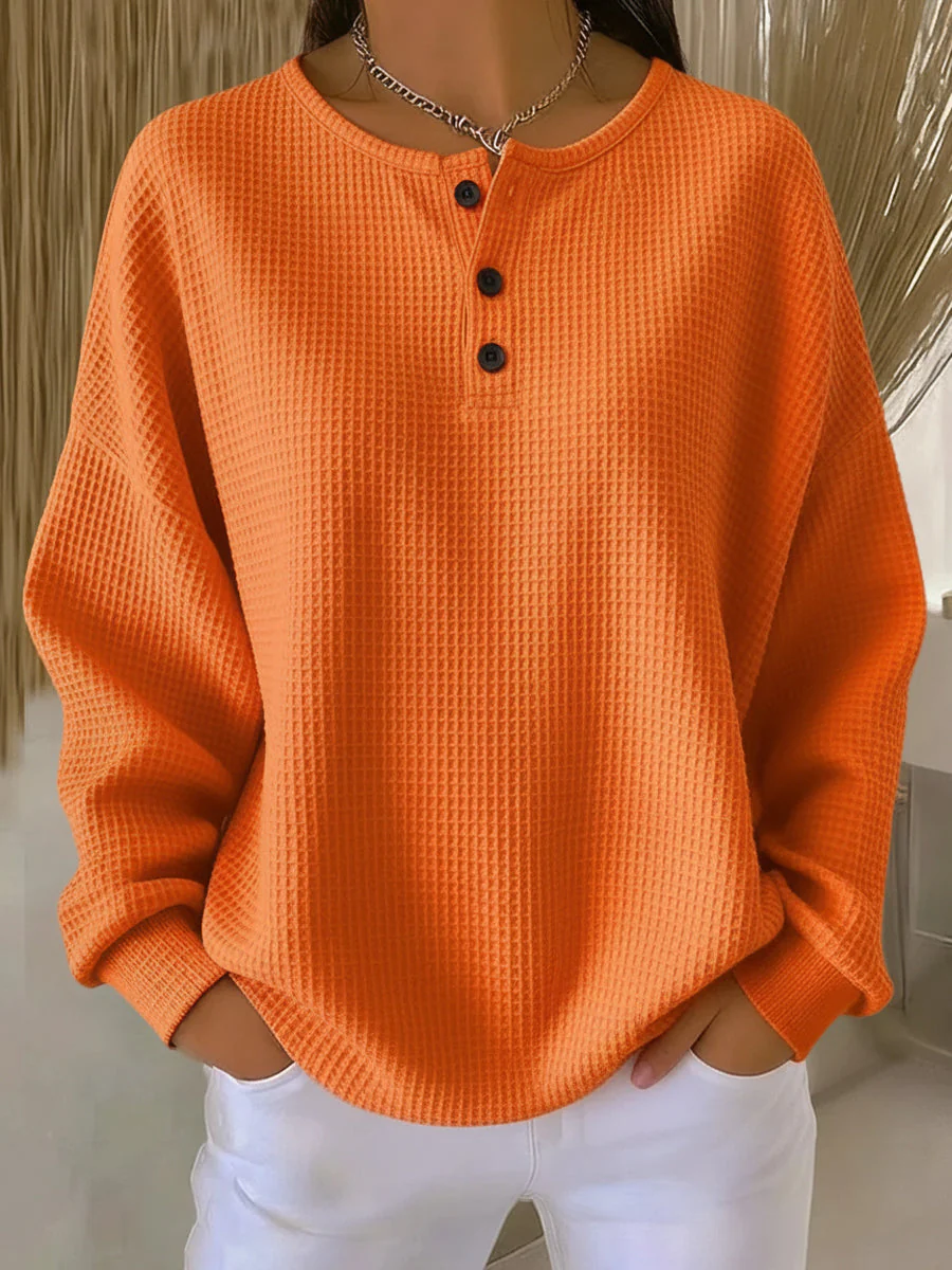 Adèle™ | Sweatshirt à Col Élégant