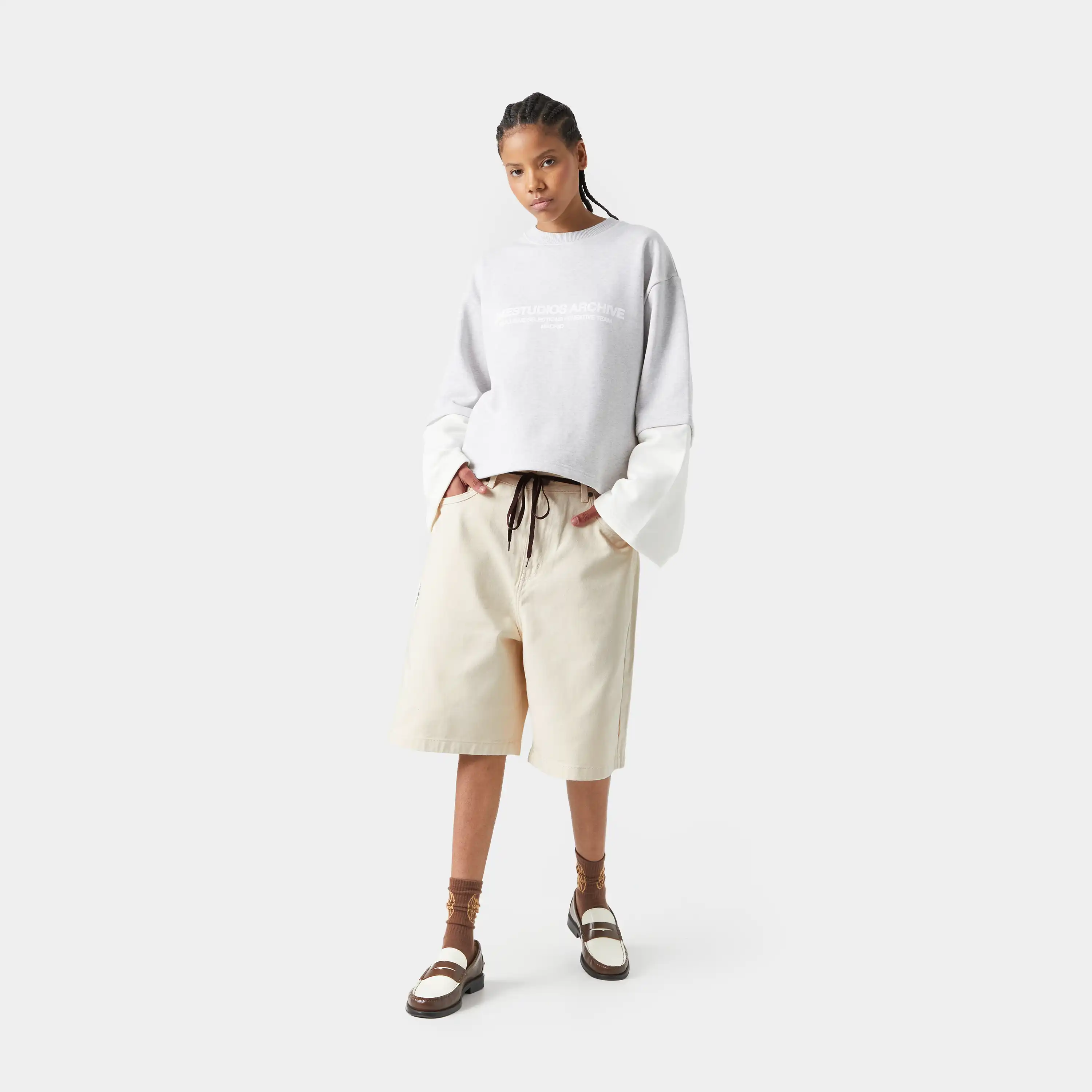 Andy Sand Denim Jorts