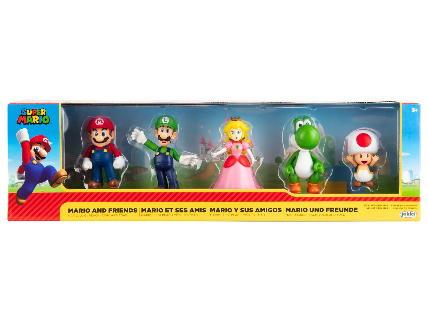 Nintendo Super Mario Coffret de figurines Mario et ses amis