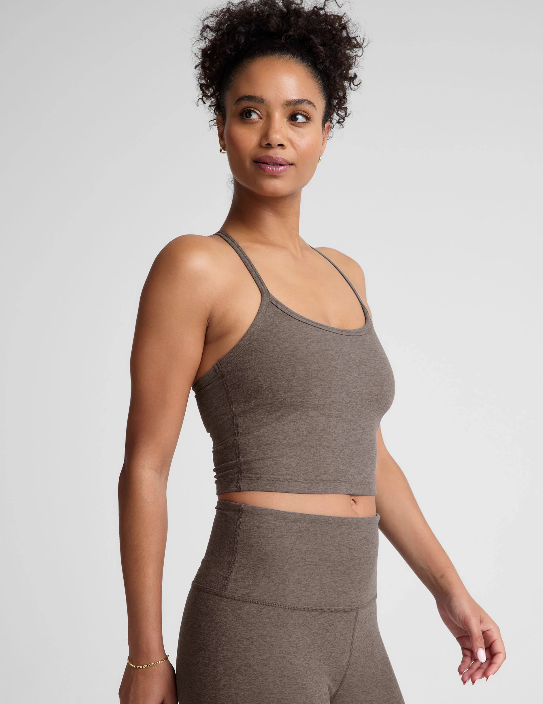 Spacedye™ Slim Racerback Cropped Tank