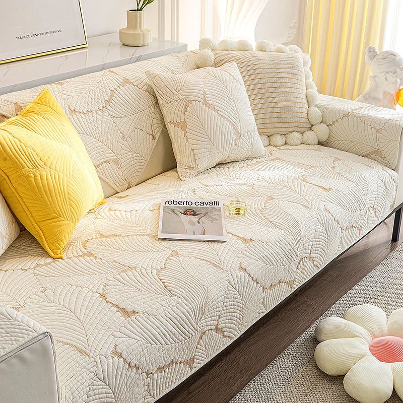 Leaf Sofa Mat Furniture Anti-scratch & Skid Protection Couch Cover