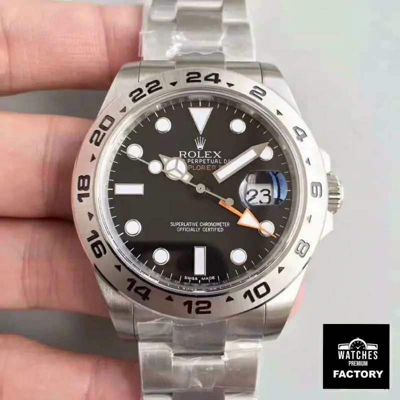 Rolex Explorer II 216570 2018 Noob Factory V7 Black Dial