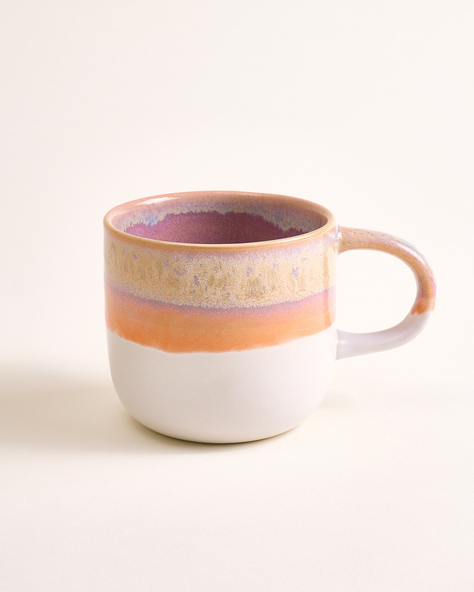 COIMBRA - LARGE MUG PURPLE ORANGE