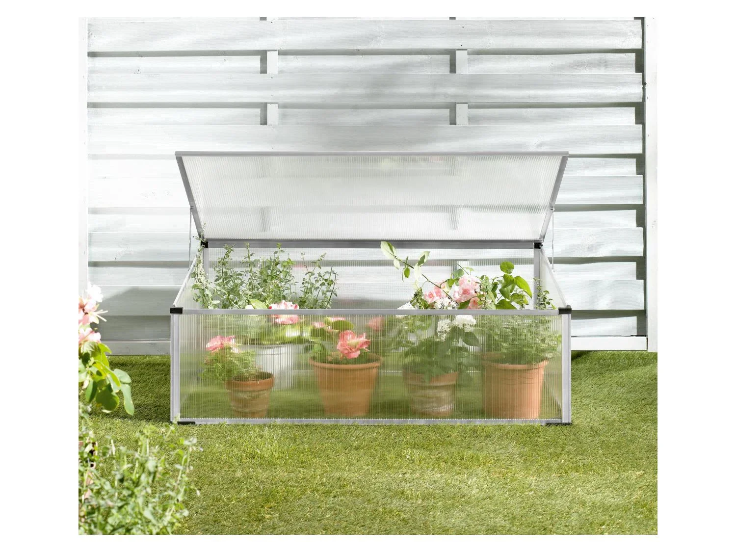 PARKSIDE Mini-serre de jardin, 100 x 30/40 x 60 cm, 0,2m