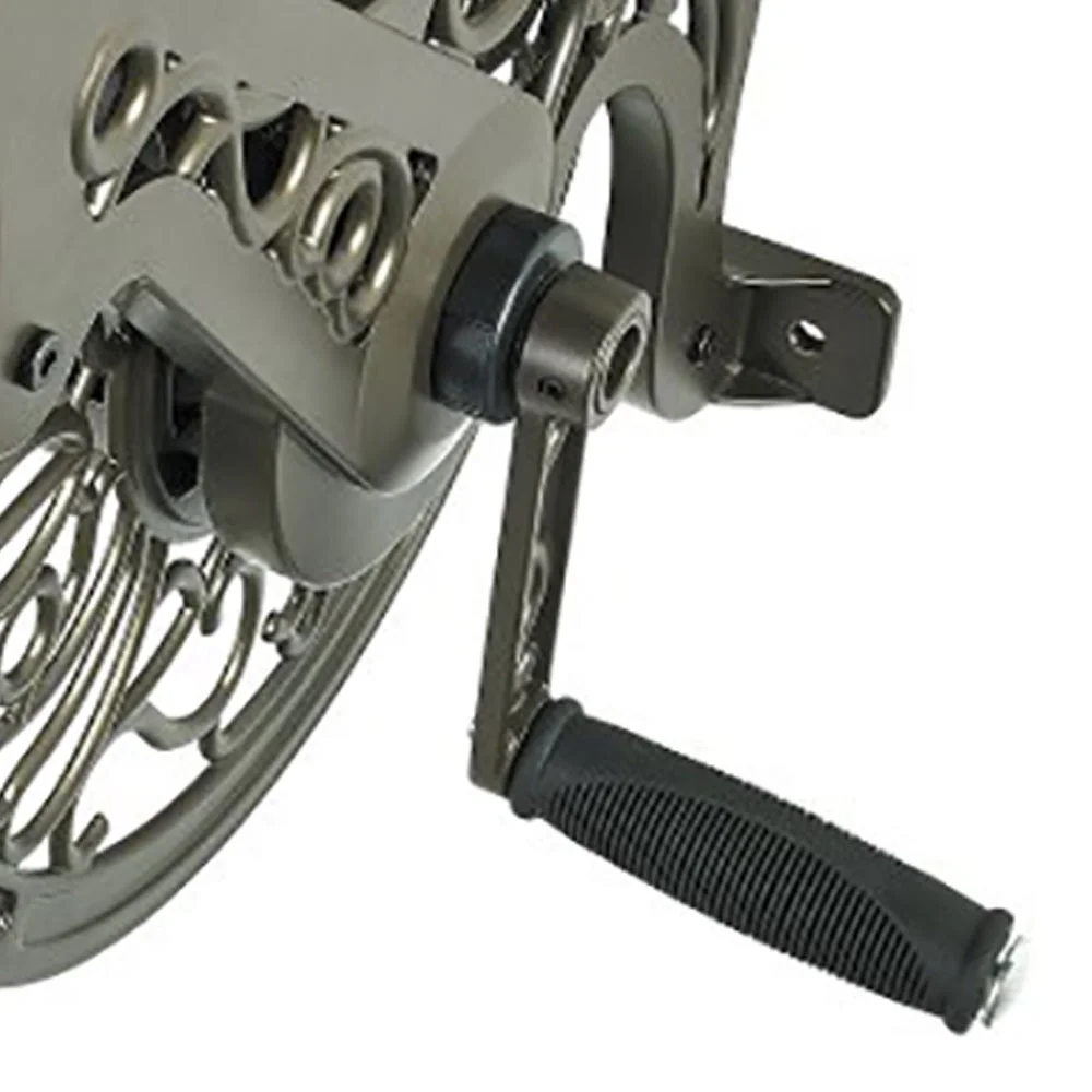 Liberty Garden Wall Mounted Heavy Gauge Aluminum Hanging Hose Reel with Guide