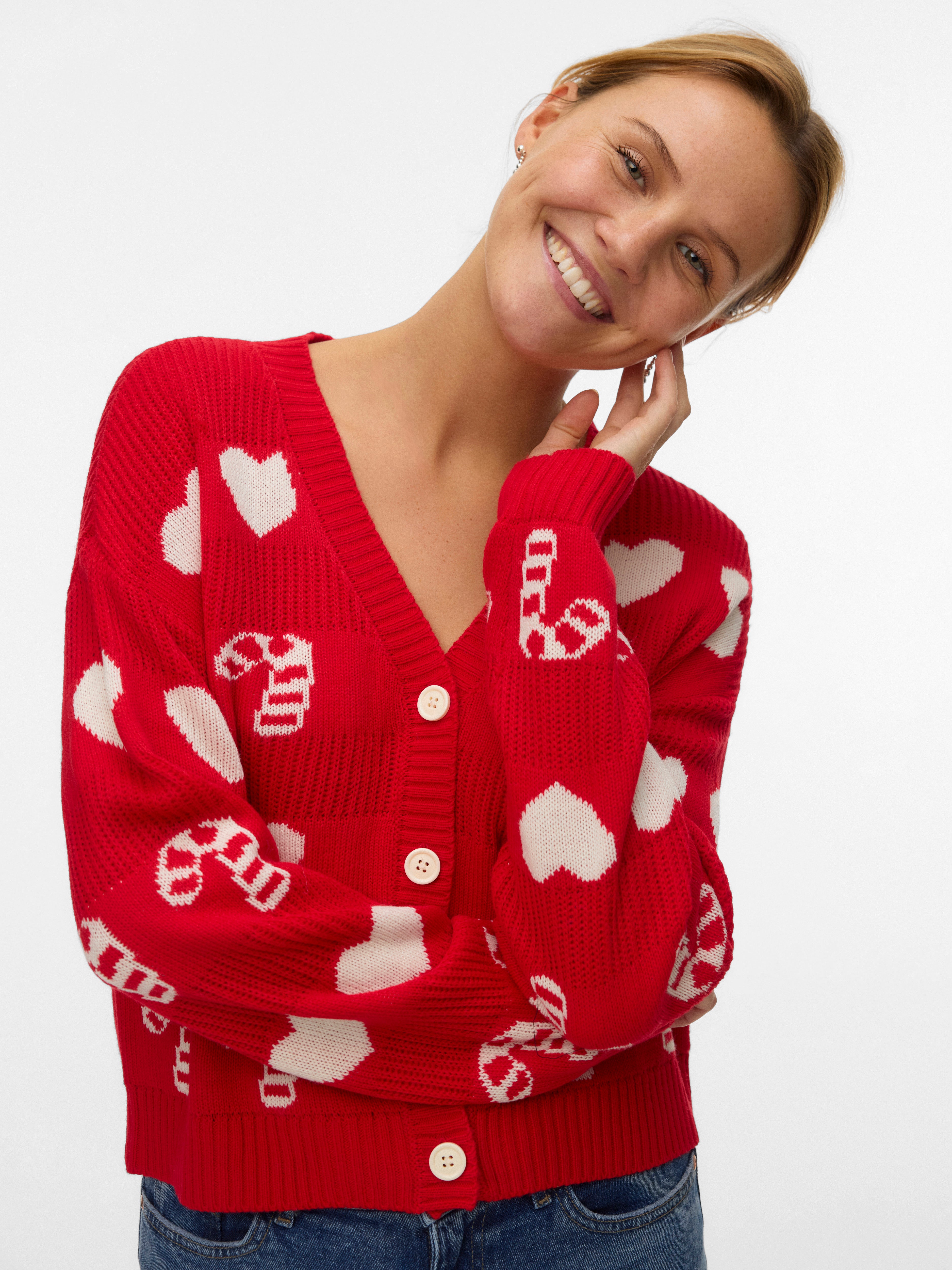 VERO MODA® VMCANDYHEARTS Knit Cardigan