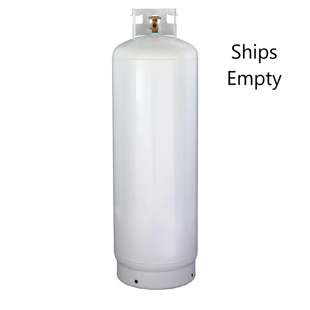 New 100 lb Steel Propane Tank with POL Valve Ships Empty - Image 2