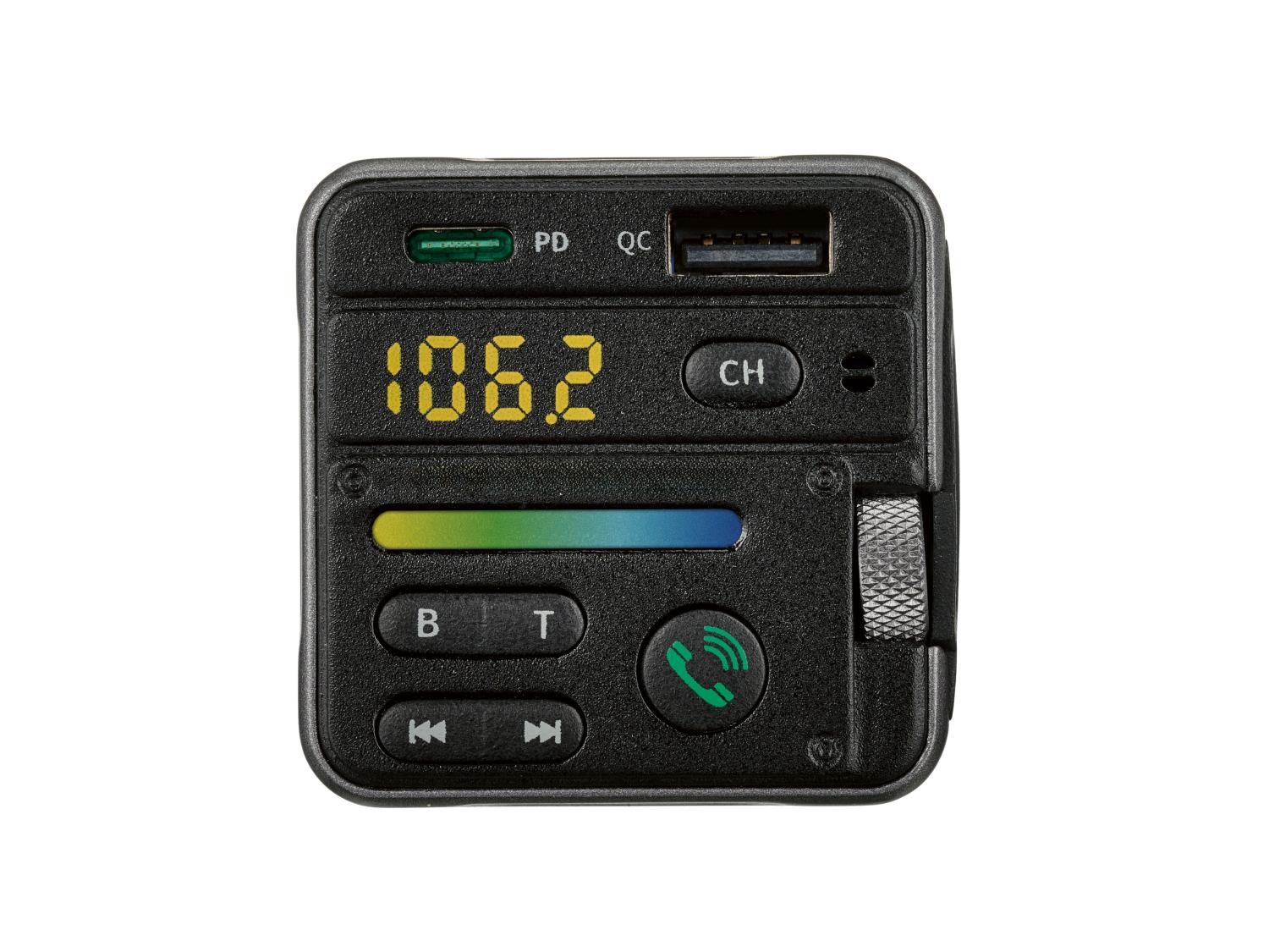 TRONIC Transmetteur audio Bluetooth-FM, 20 W