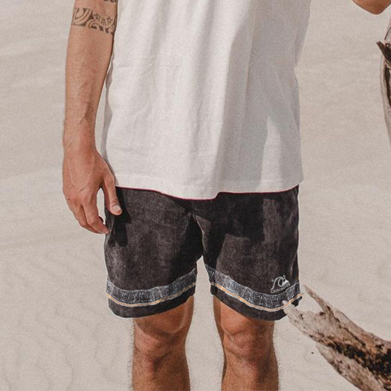 Short de surf vintage pour homme « Quick Silver »