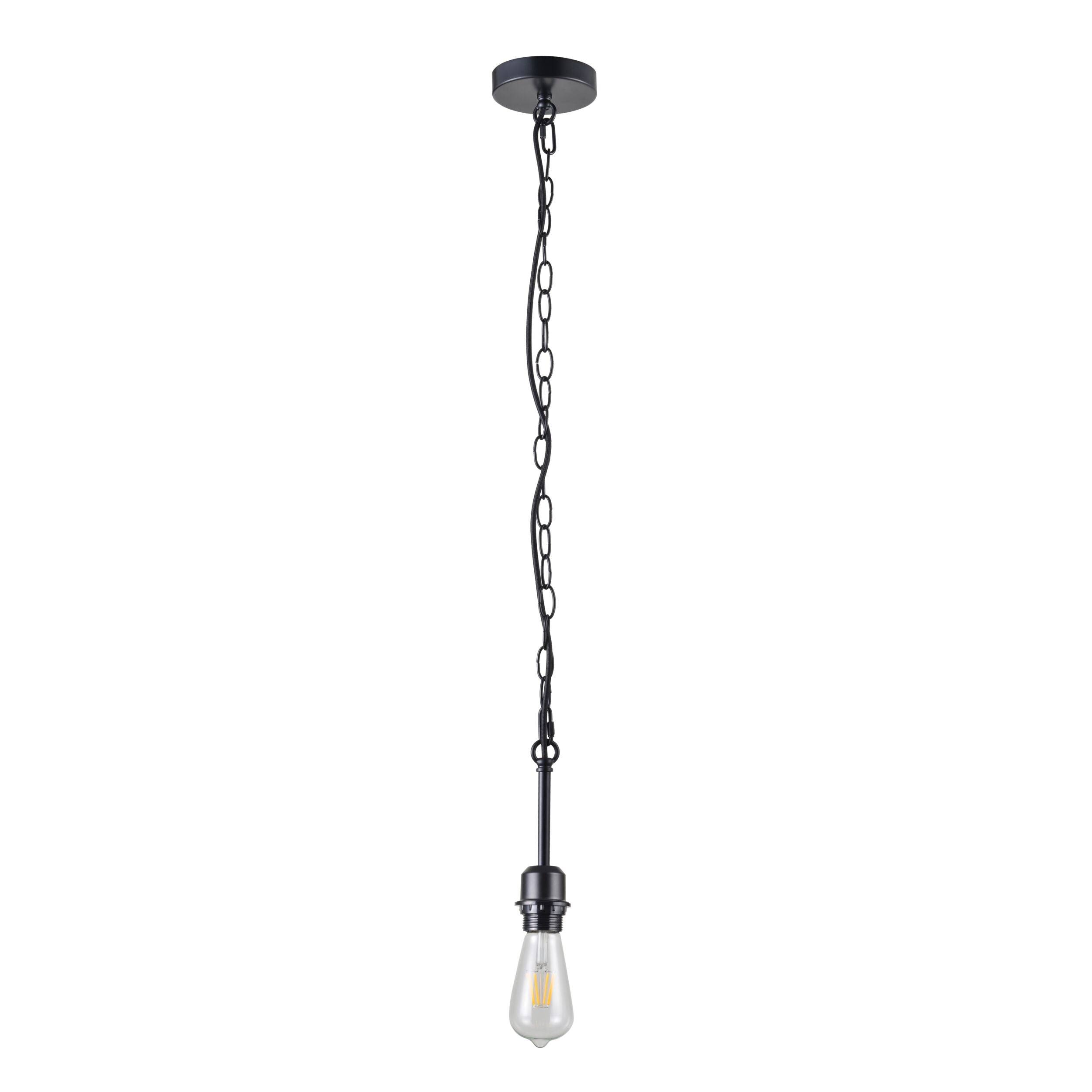 Chain cord suspension 150cm Black
