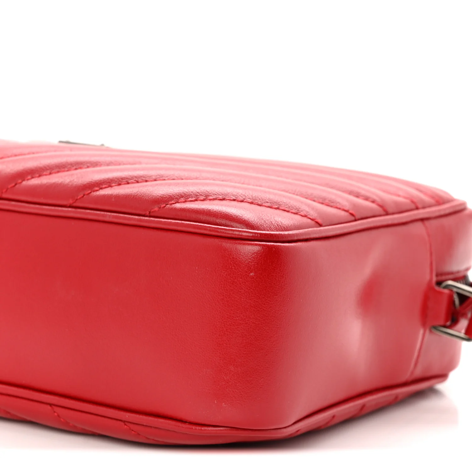 Calfskin Matelasse Monogram Lou Camera Bag Rouge Eros