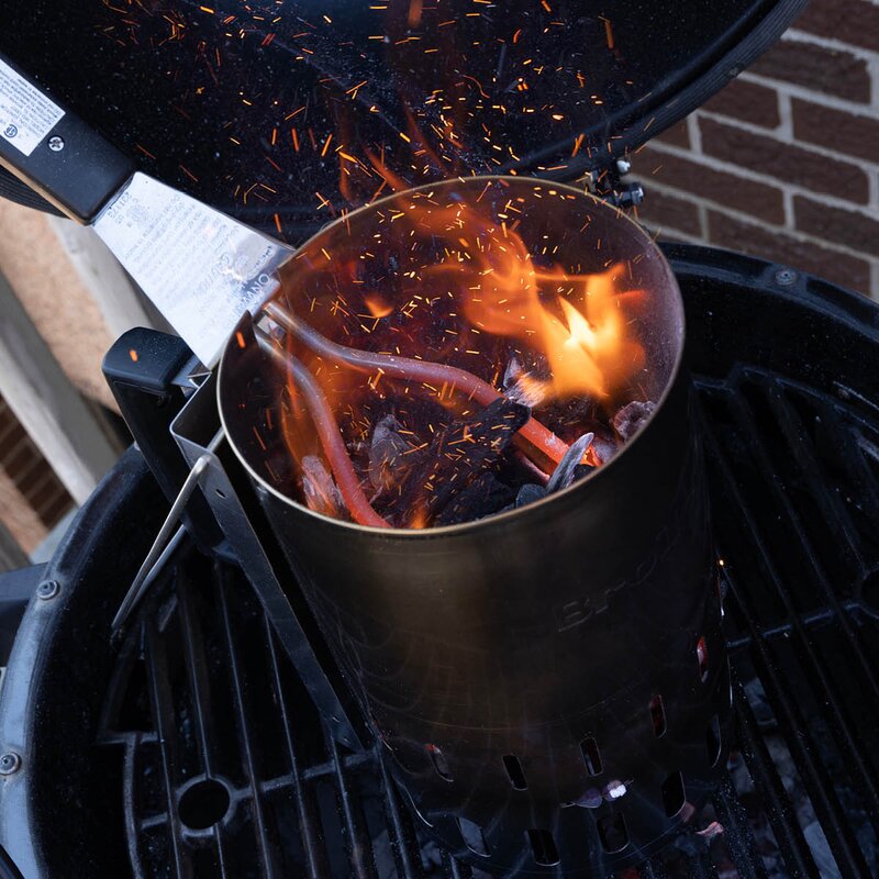 Grillstarter grill rustfritt stål