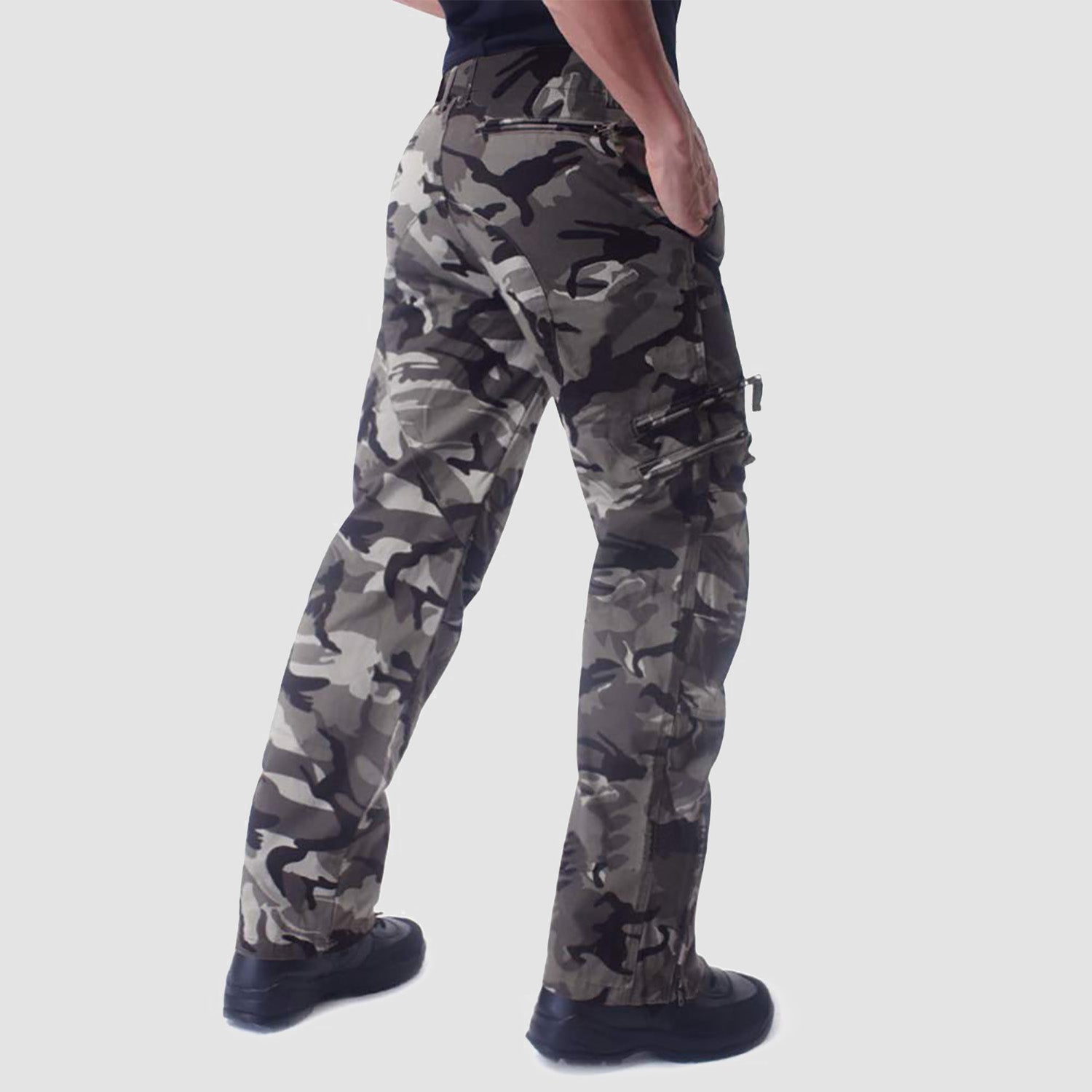Pantalon tactique pour homme avec 9 poches, pantalon cargo léger en tissu ripstop, idéal pour la randonnée