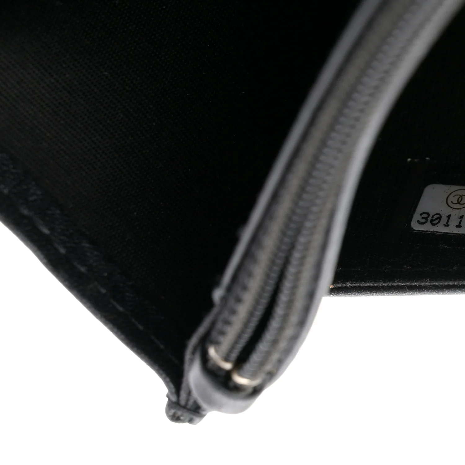 Caviar Quilted Vintage Mademoiselle Wallet On Chain WOC Black