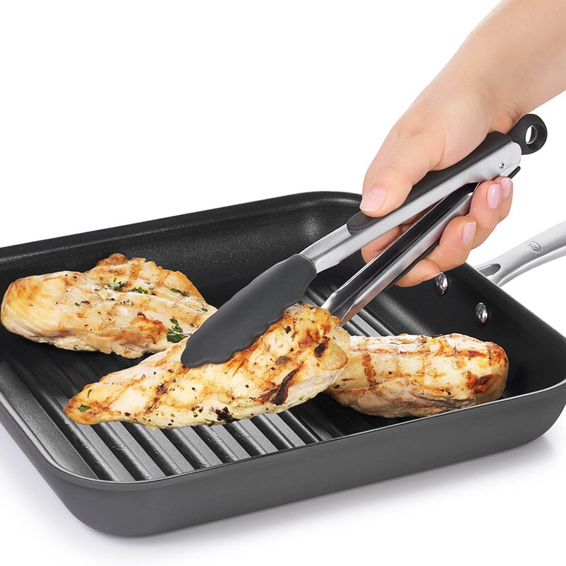 Serveringstang med silikon 30 cm