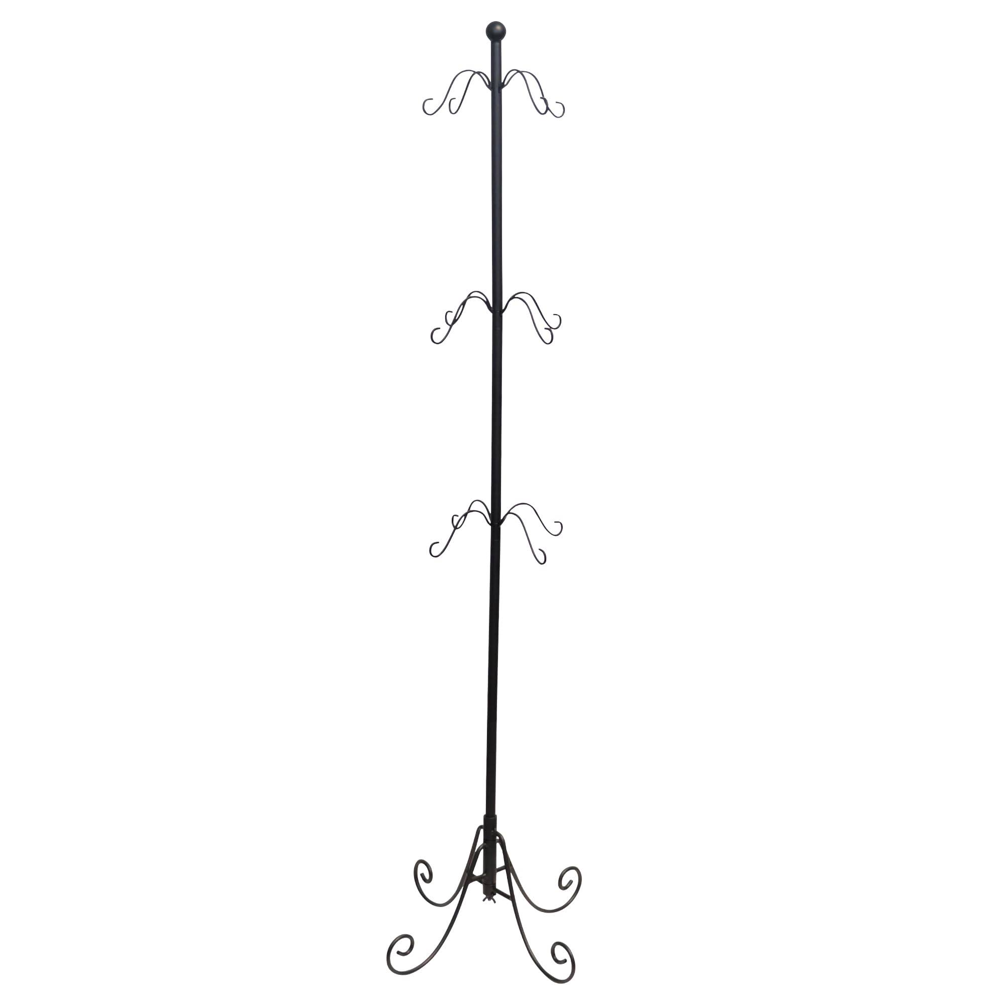 Haute Decor Adapt Adjustable Christmas Stocking Tree Stand - Black - Up to 12 Hooks