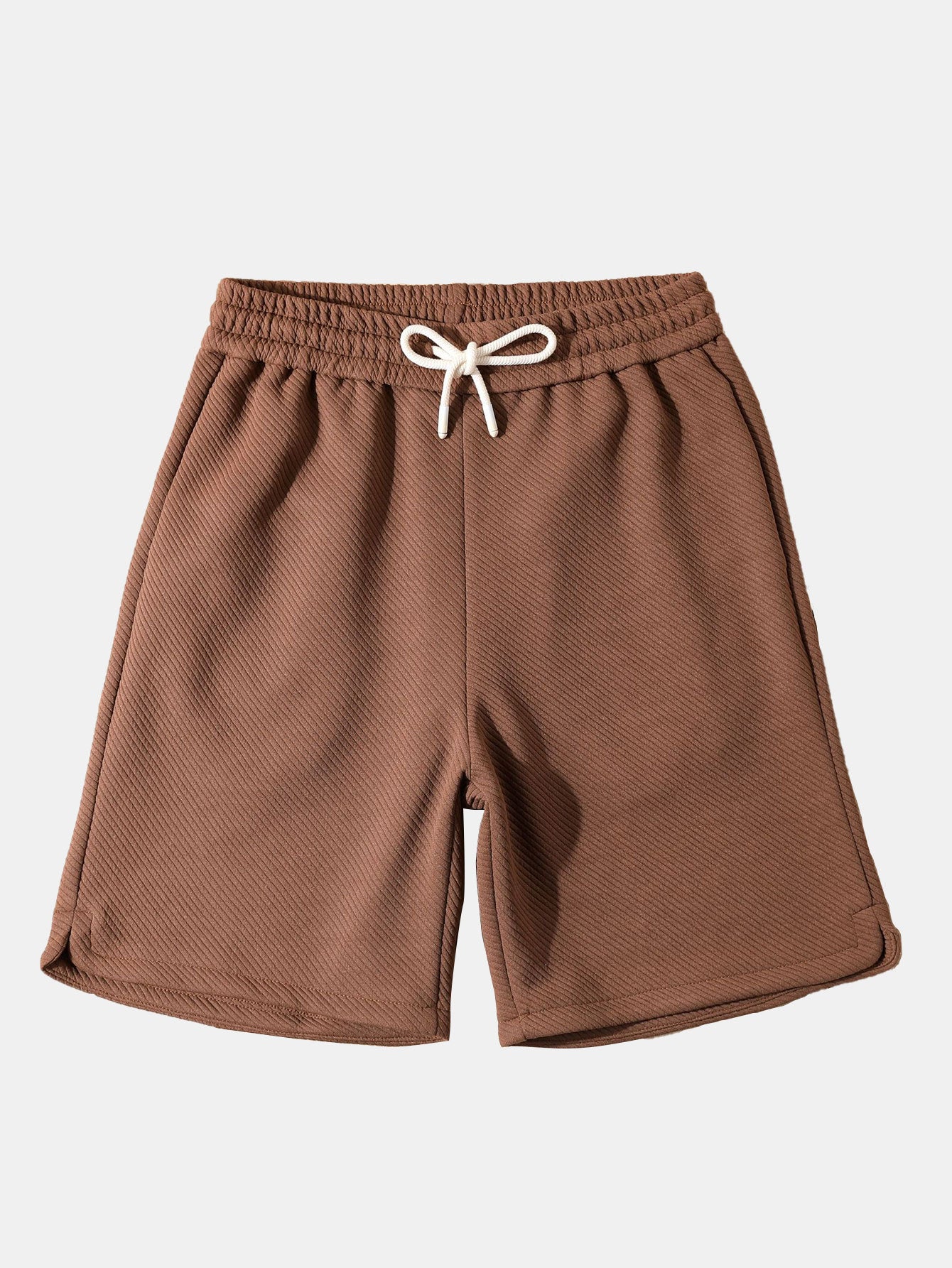 T-shirt oversize épais à imprimé aigle d'Alaska et short en jacquard sergé