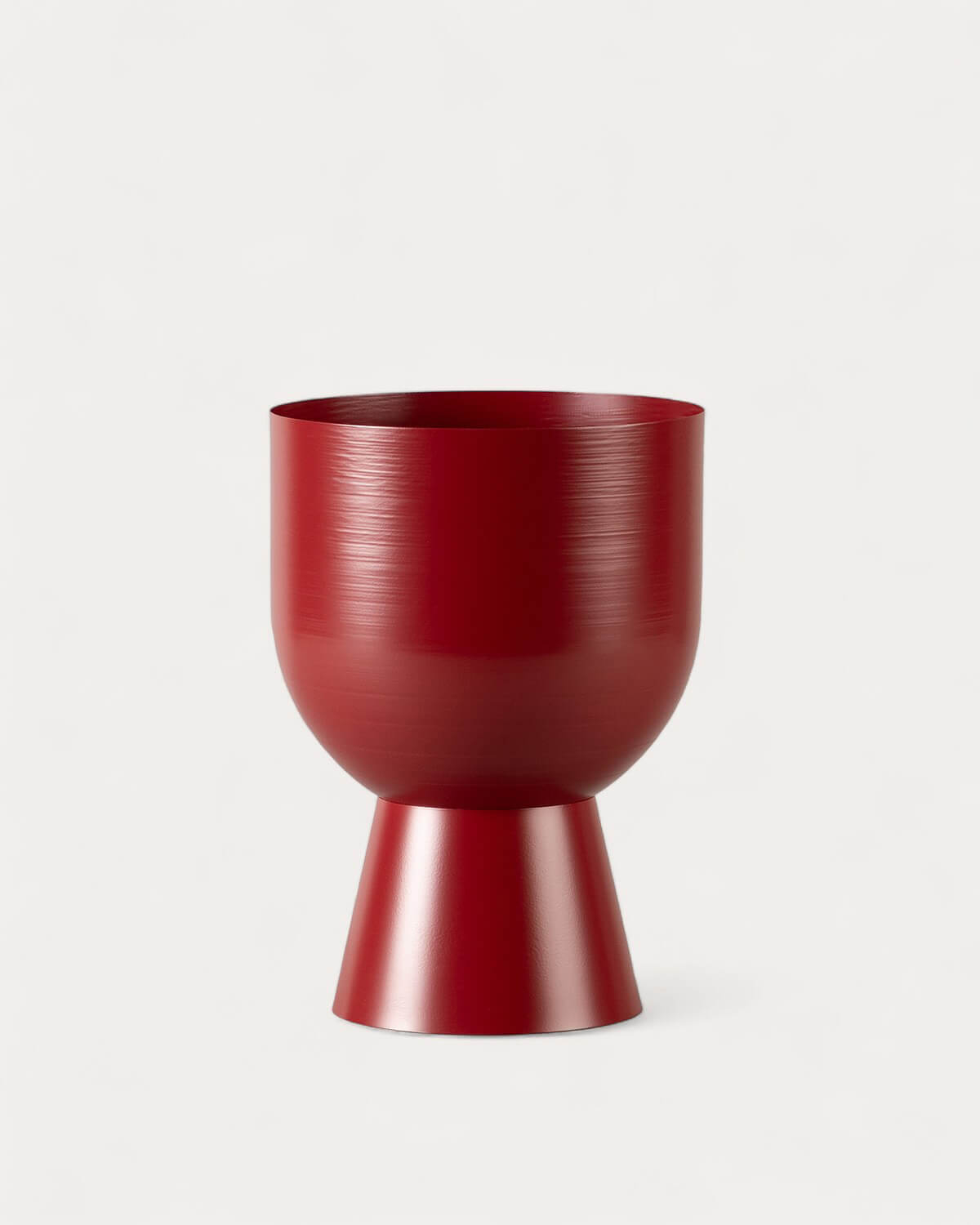 Oier - Cuenco Decorativo de Metal con Base (Ø25 cm) Oier