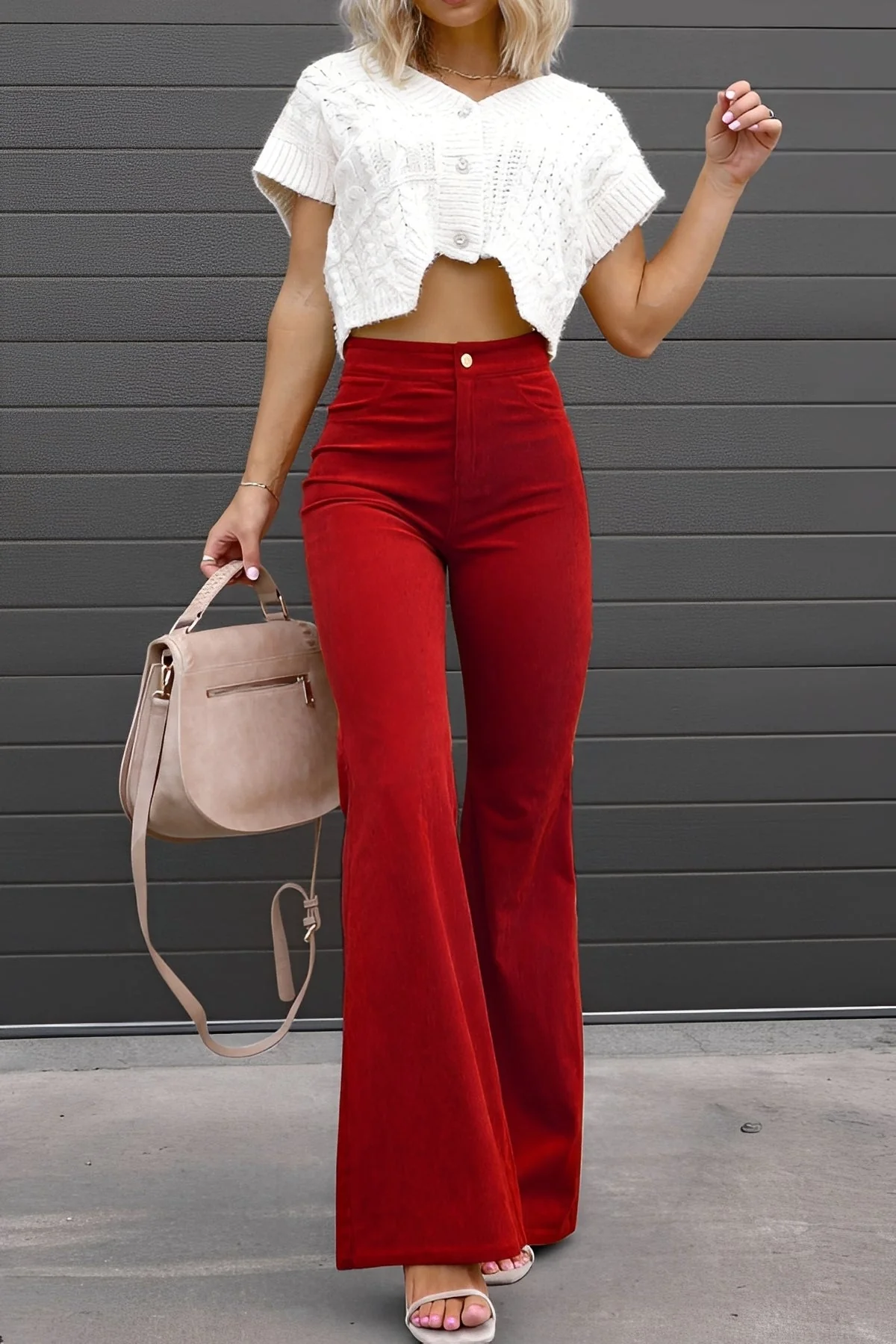Jacqueline - Pantalon Femme - Élégant et Évasé