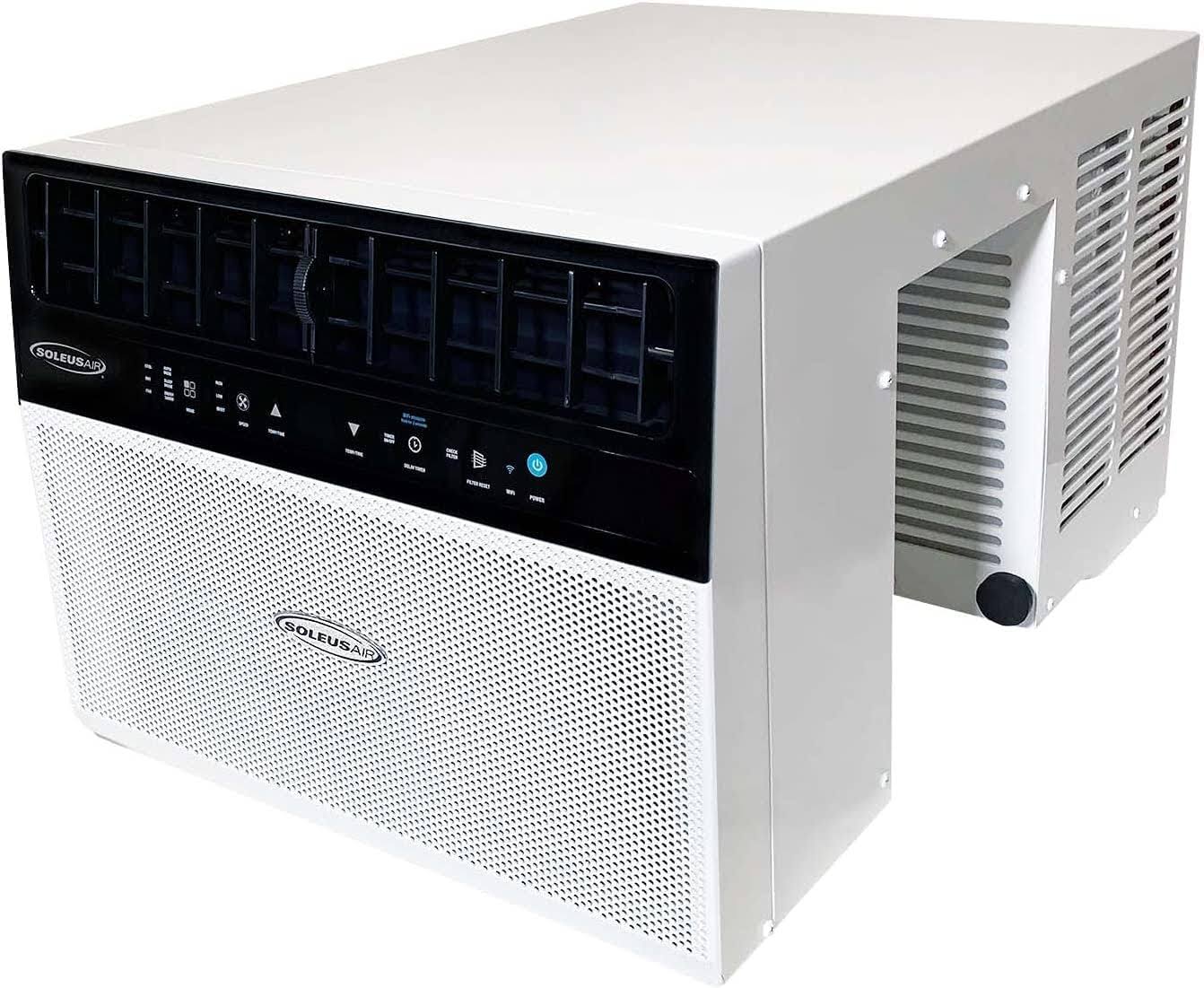 Soleus Air 8000 BTU Saddle Window AC with Wi-Fi & Voice Control