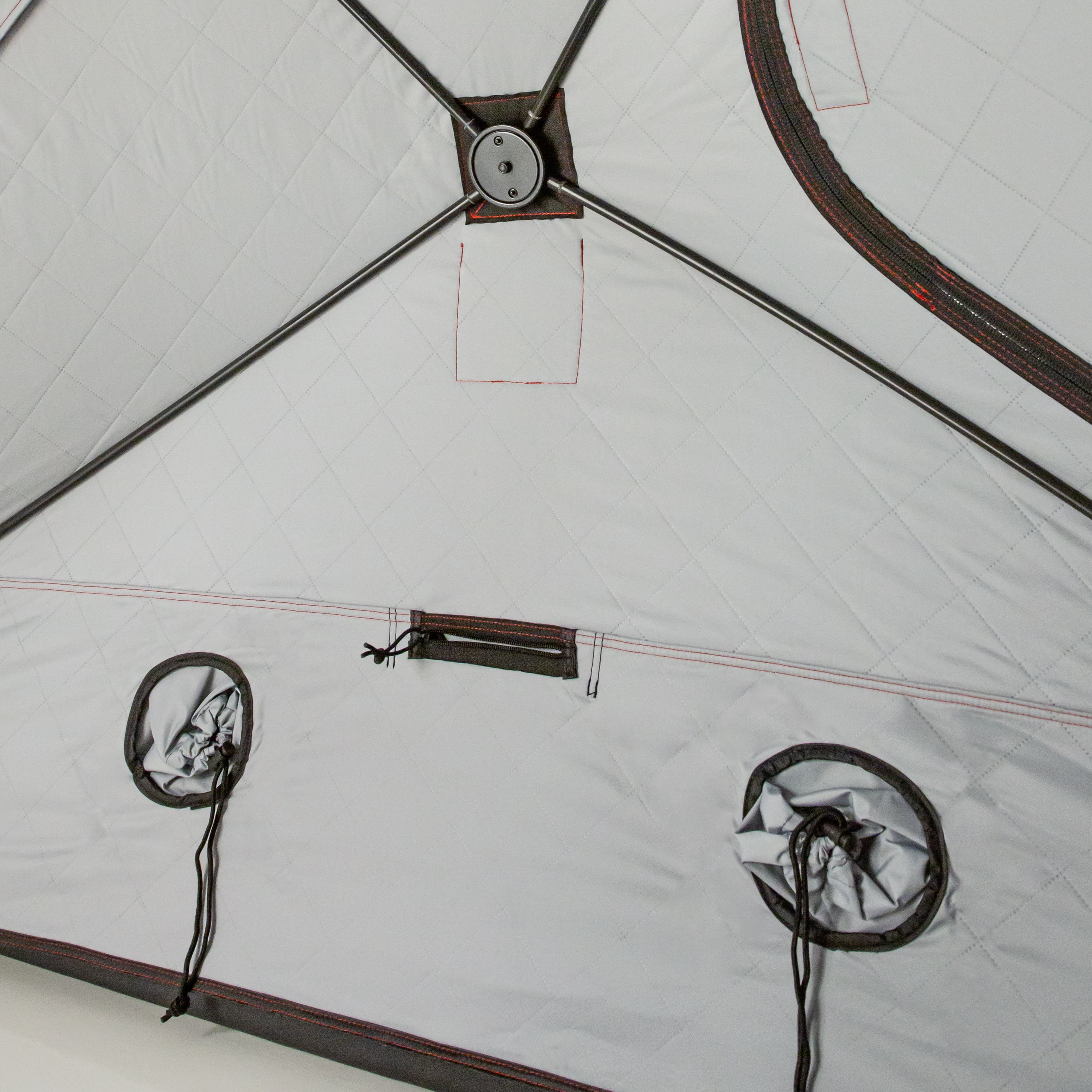 Outbreak 450XDP, Pop-Up Portable Ice Fishing Shelter, 4-5 Person, Red/Black, 50450 - Image 8