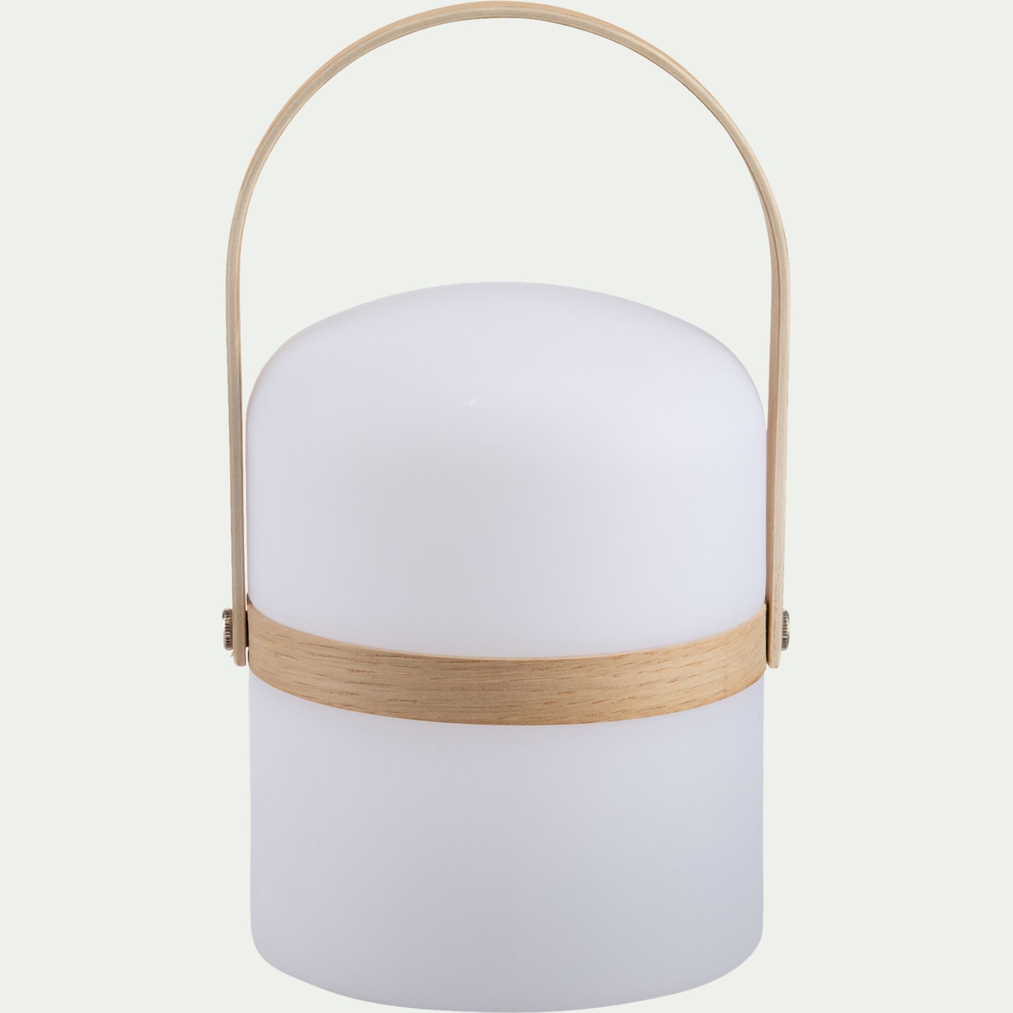 NOMAD - Lampe à poser extérieur nomade H26,50xD14,50cm - blanc
