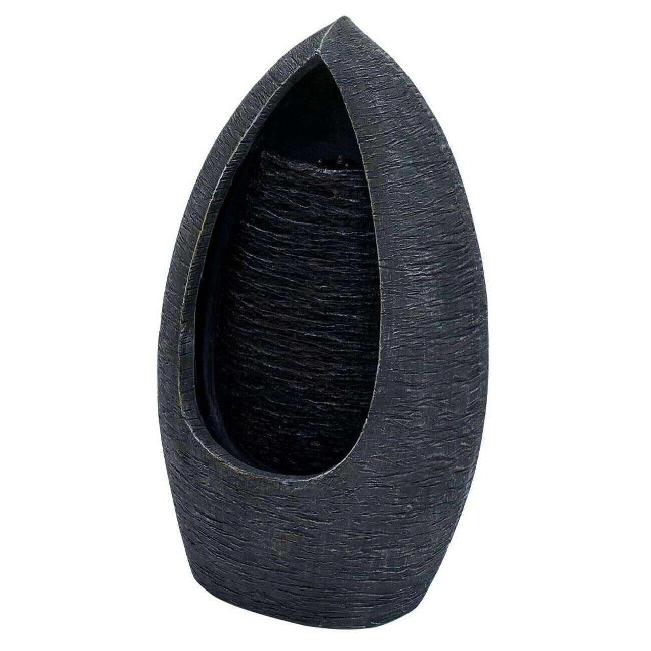 Fontaine de jardin lumineuse design chute d'eau H40cm