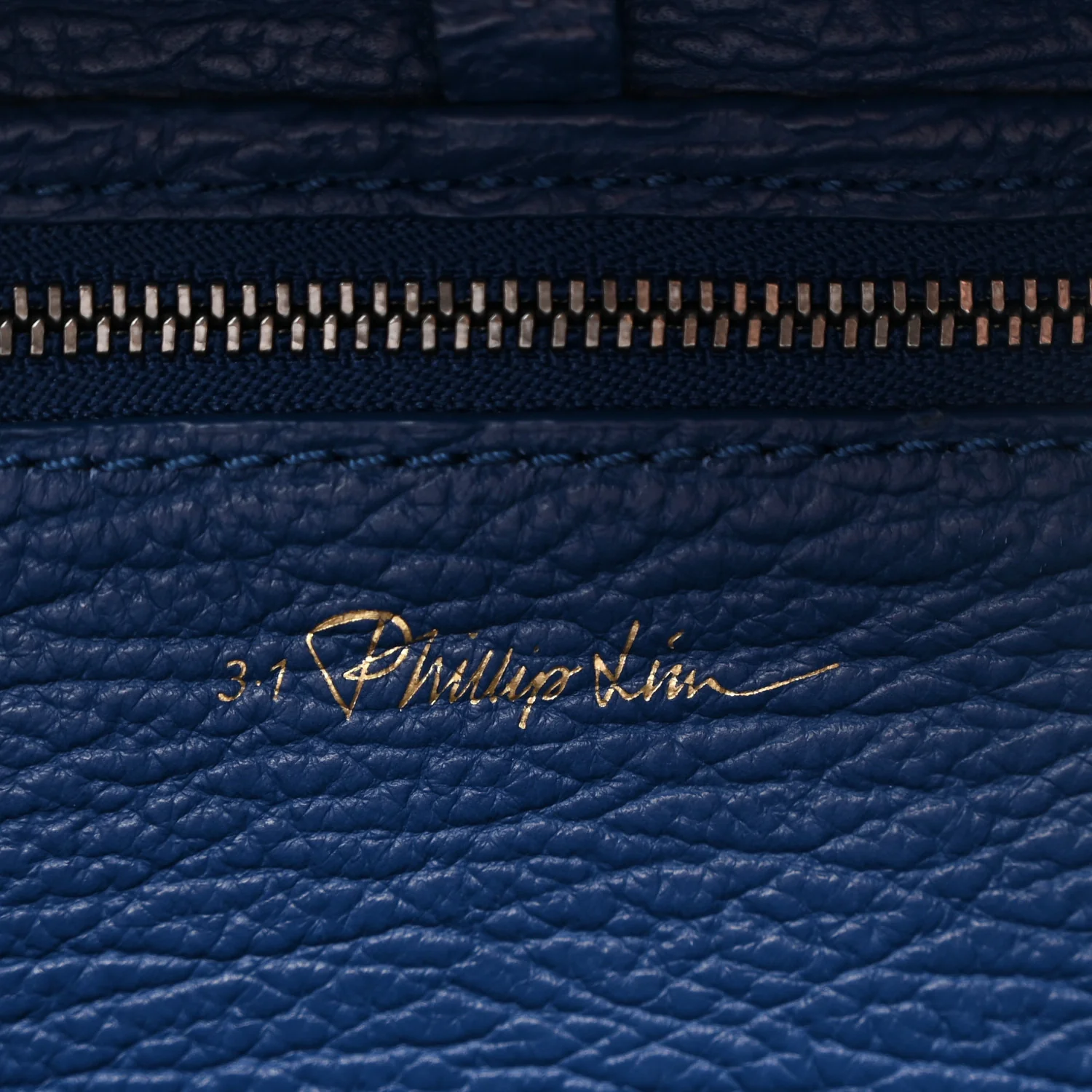 Textured Calfskin Pashli Backpack Cobalt