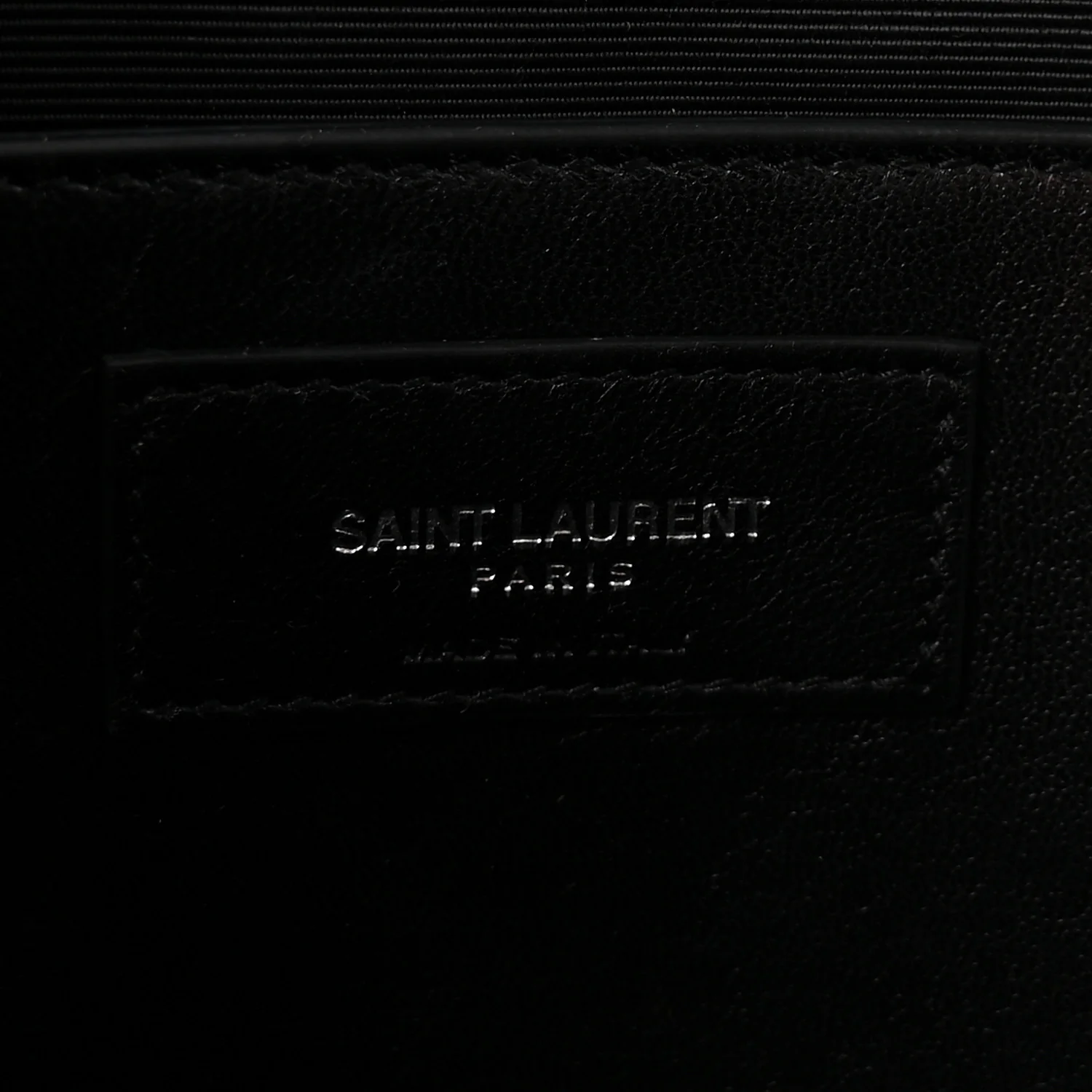 Grain De Poudre Medium Classic Monogram Kate Satchel Earth Grey