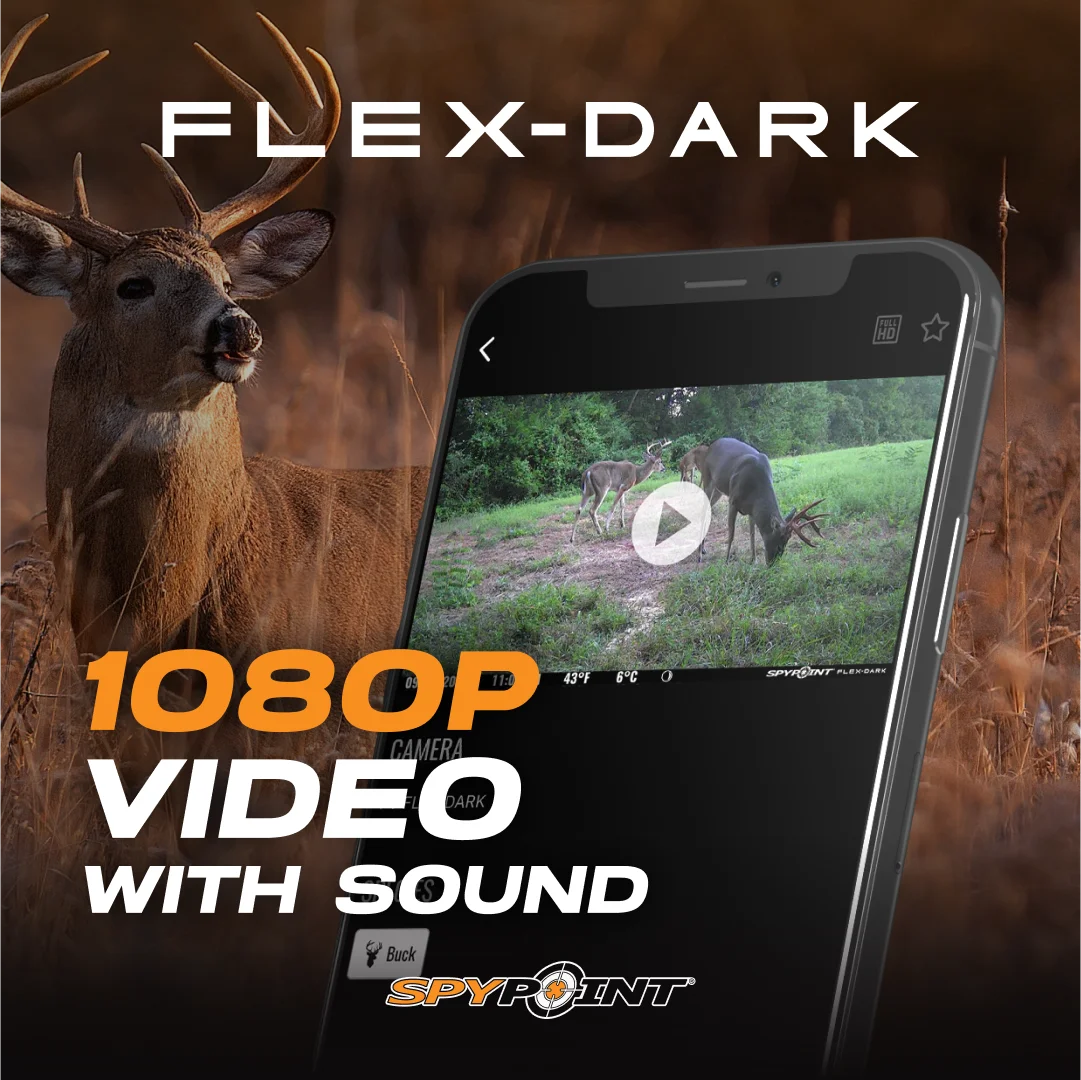 Flex-Dark Cellular Trail Camera, 40MP Photos and 1080p Videos w/Sound, Double The Battery Capacity, GPS-Enabled, Dual-SIM LTE Connectivity, 100' Flash Detection Range, 4 Capture Modes - Image 5