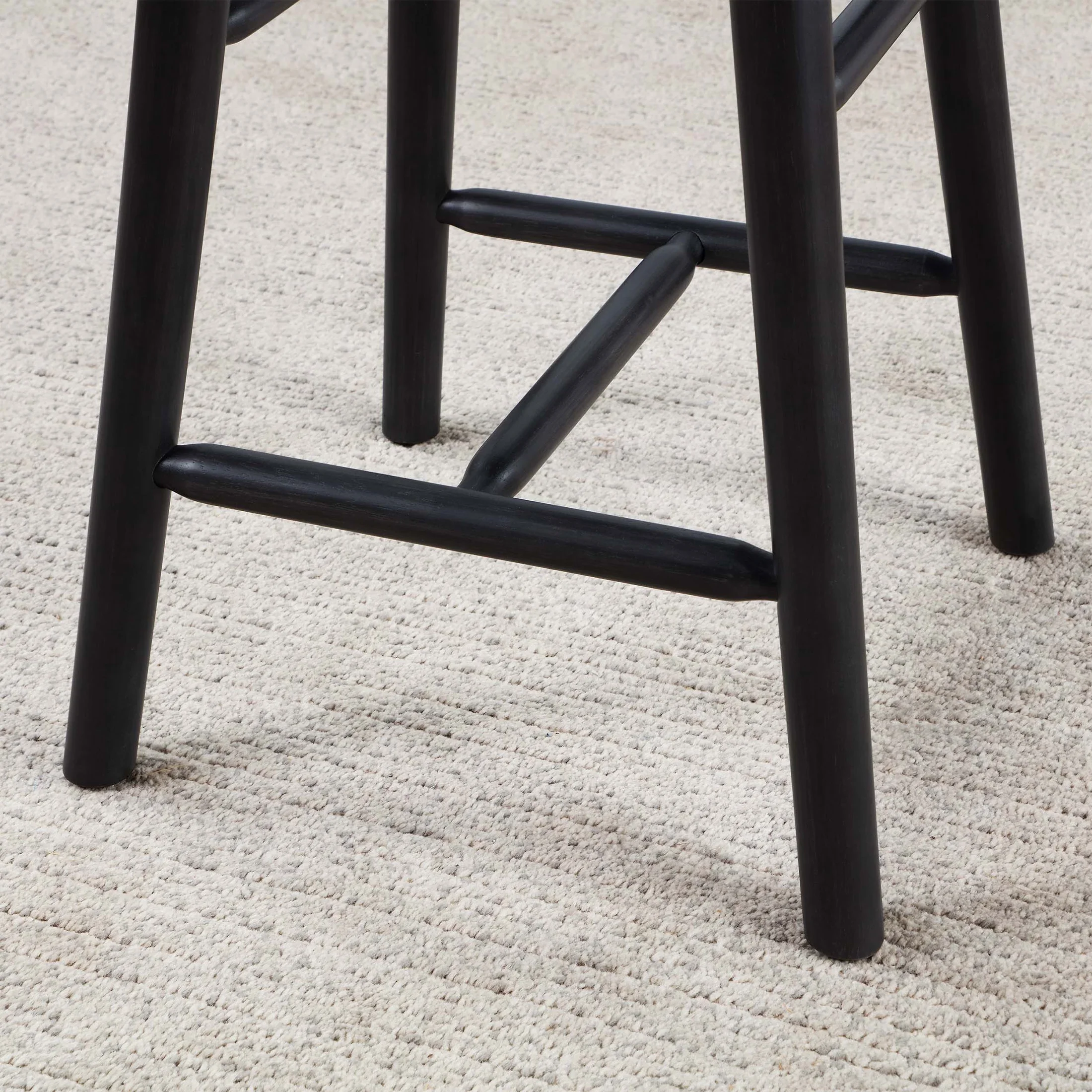 Better Homes & Gardens Springwood Barstool Set of 2, Light Honey Finish, Counter Height