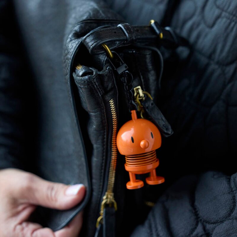Bag charm 5,9 cm oransje