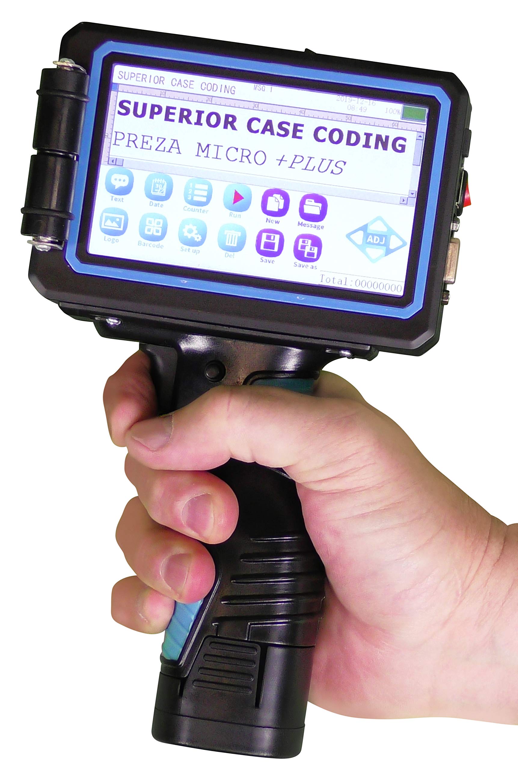 MICRO + PLUS SBK Portable Handheld Inkjet Printer, Inkjet Coder, Date Coding Machine, Handheld Date Coder