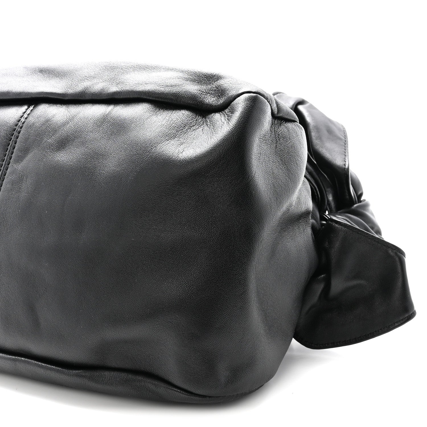 Nappa Medusa Chain Shoulder Bag Black