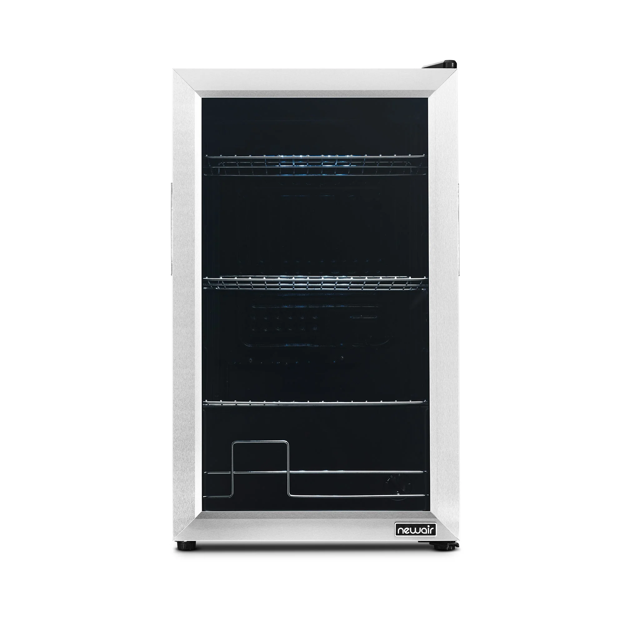 Newair 100-Can Freestanding Stainless Steel Beverage Fridge - 16.93