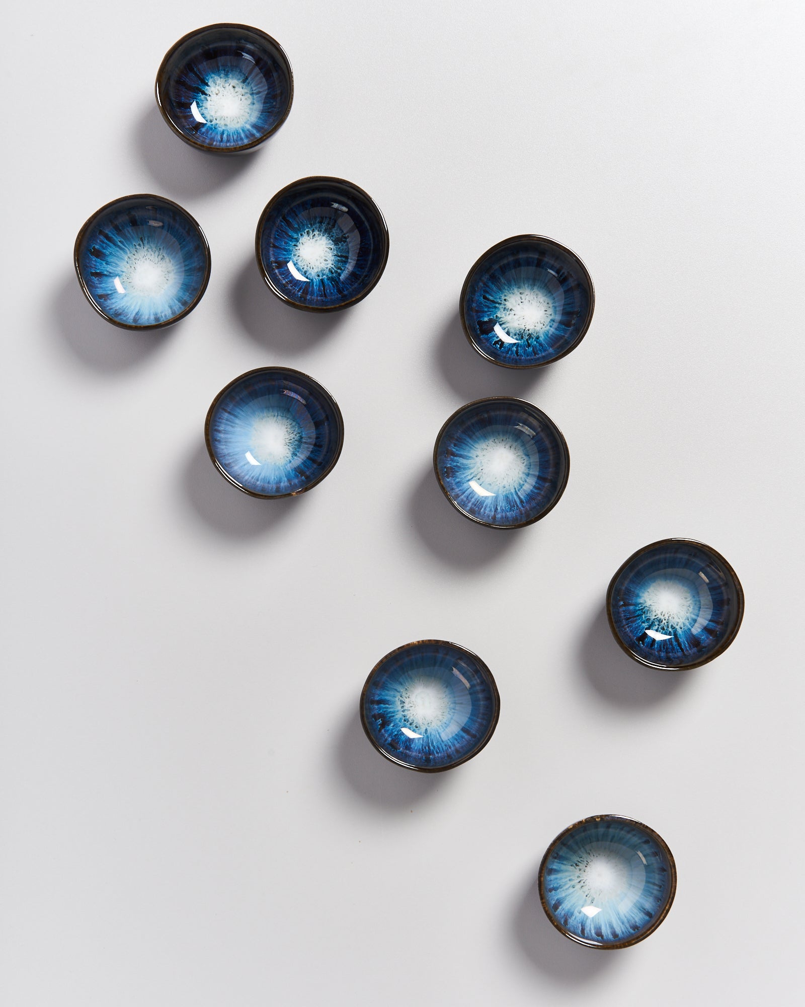 ALCACHOFRA - SMALL SAUCE BOWL BLACK-BLUE