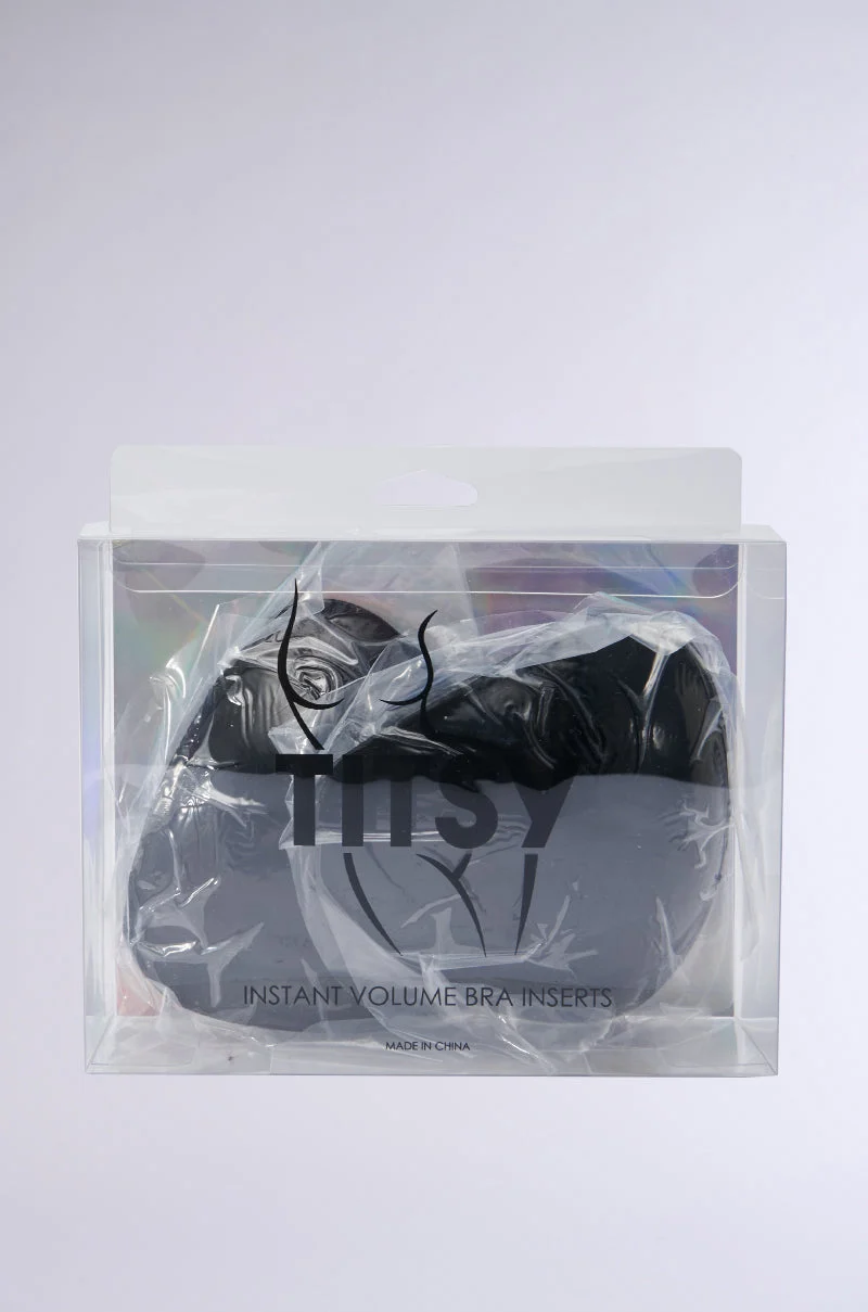 ULTIMATE PUSHUP NIPPIE CUTLETS IN BLACK - Akira Store
