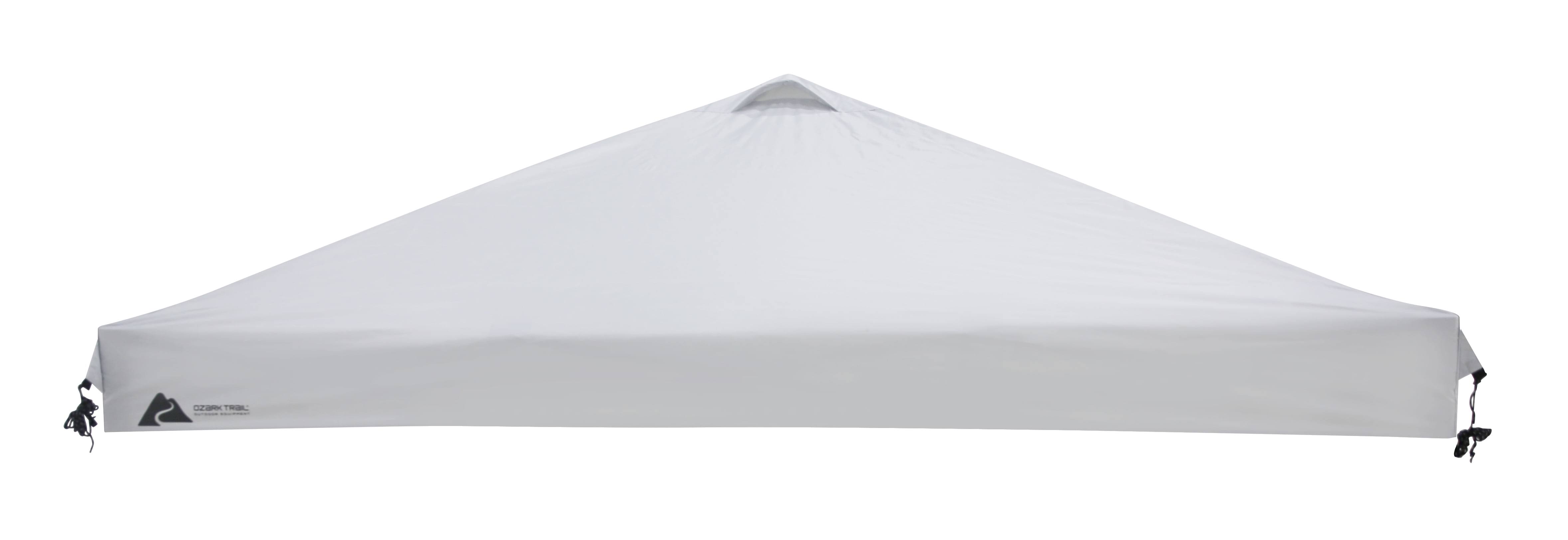 Ozark Trail 10' x 10' Top Replacement Cover for Outdoor Canopy, White, Size: 10' x '10'