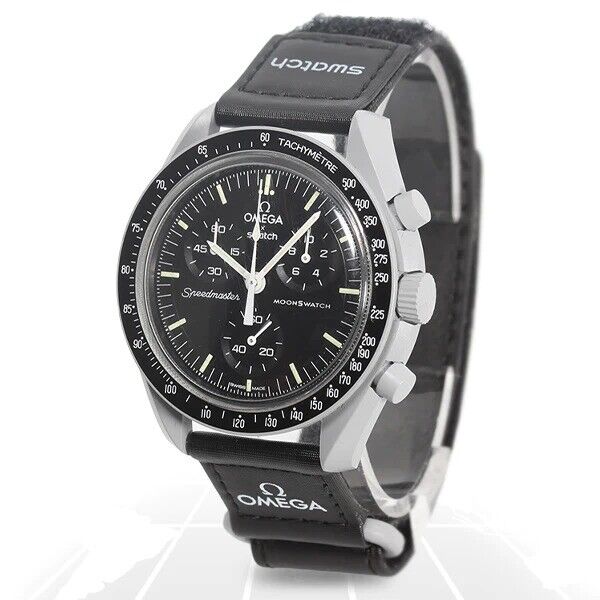 [Super Clone]Swatch x Omega SO33M100 Bioceramic Moonswatch Mission to the Moon