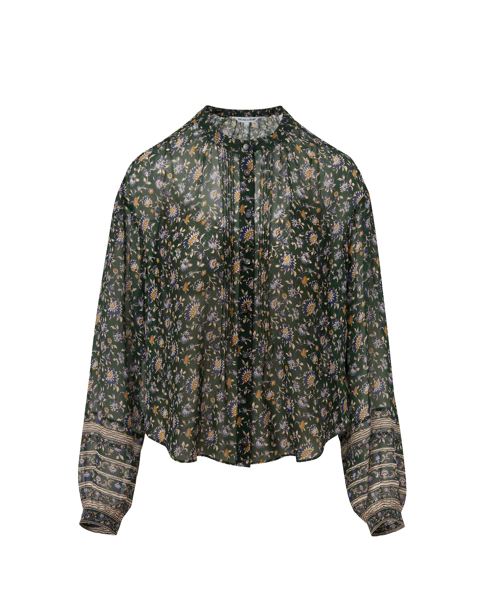 Lollie Floral Button-Down Blouse
