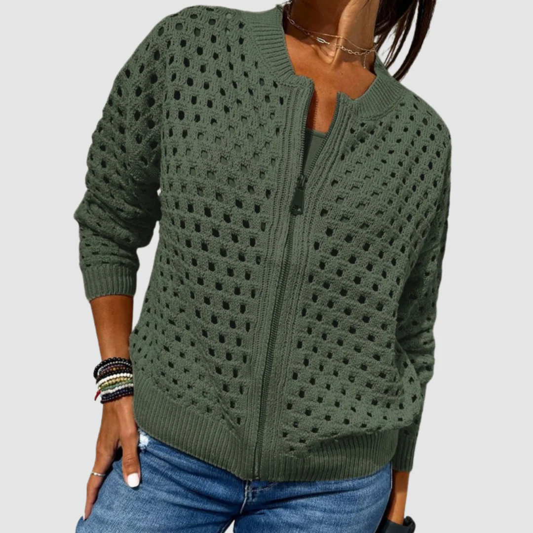 Gilet en tricot douillet
