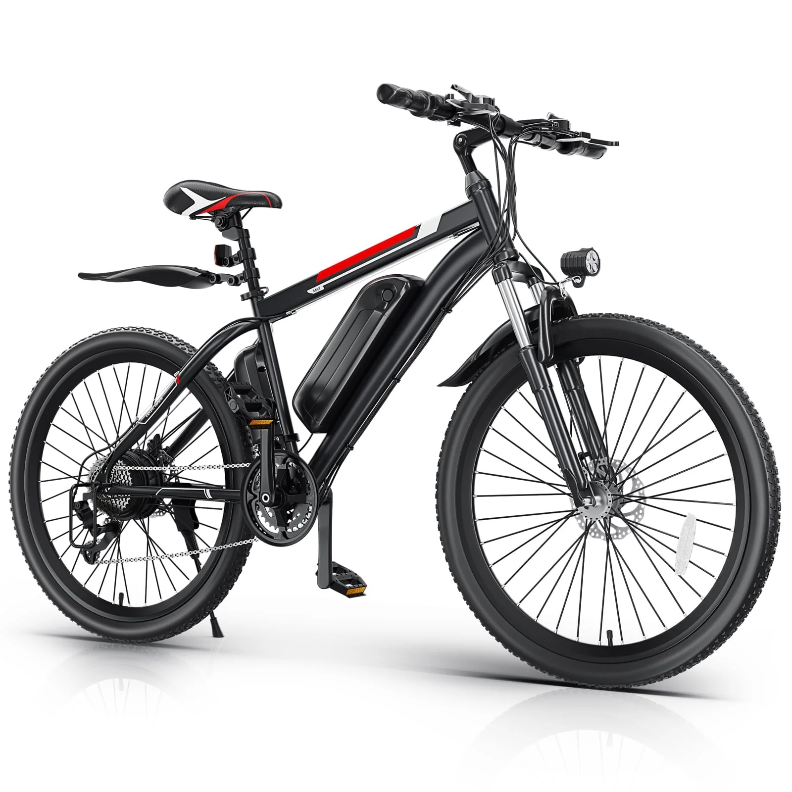 Elifine 500W Electric Bike for Adults, 26