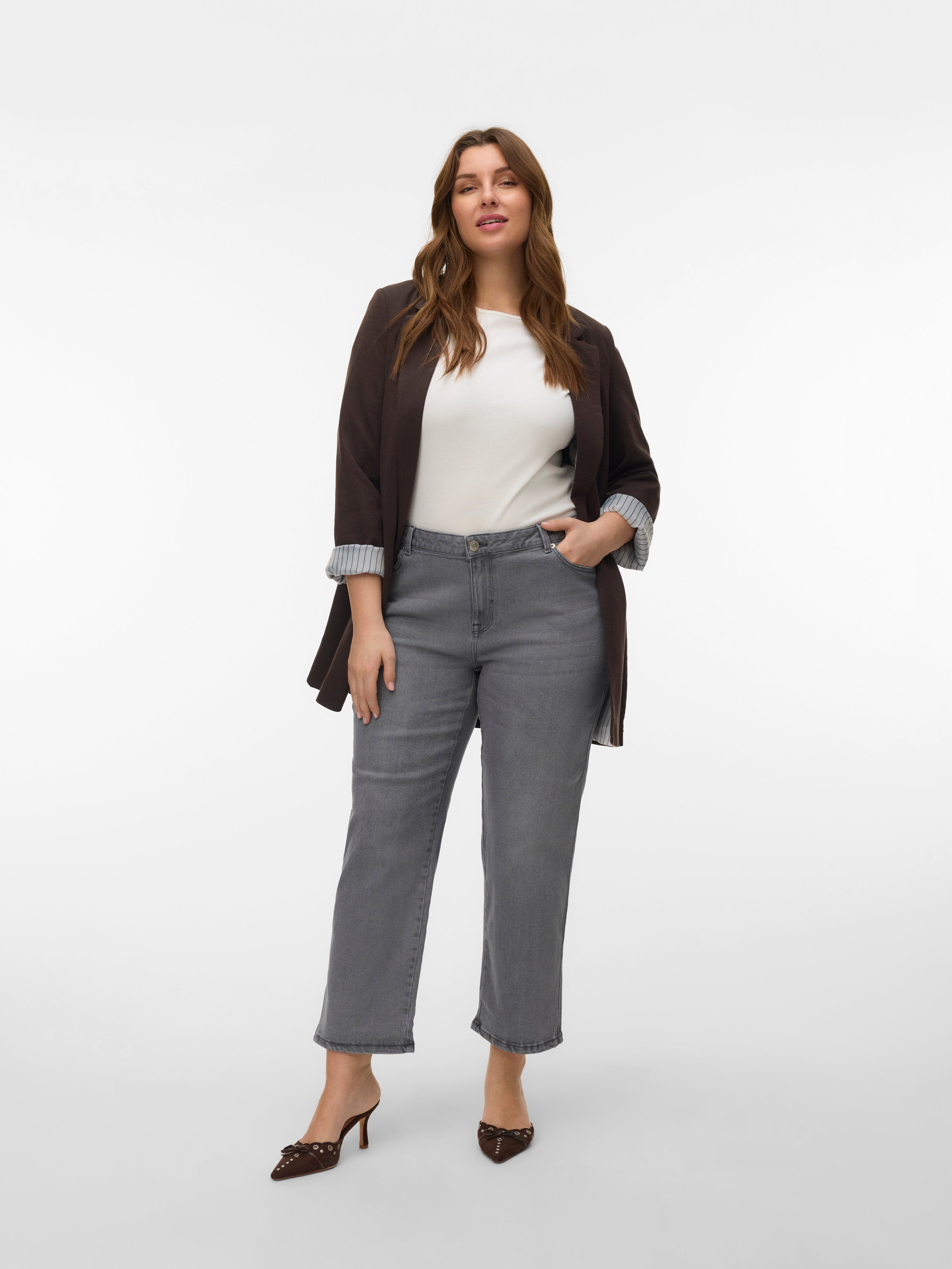 VERO MODA® VMCAMARA Mid rise Straight Fit Jeans